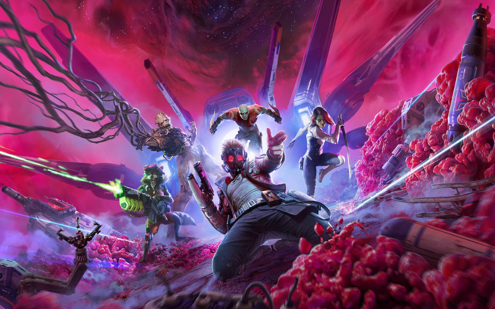 Marvel Guardians Of The Galaxy Video Oyunu Duvar Kağıdı