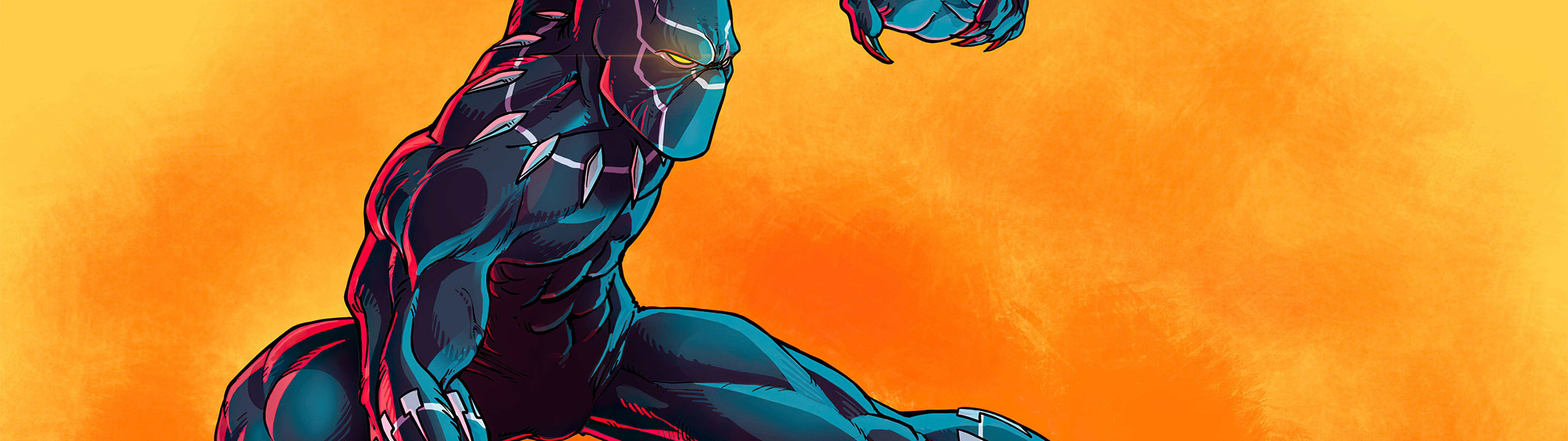 Marvel'in Black Panther'i 5120 x 1440 Duvar Kağıdı
