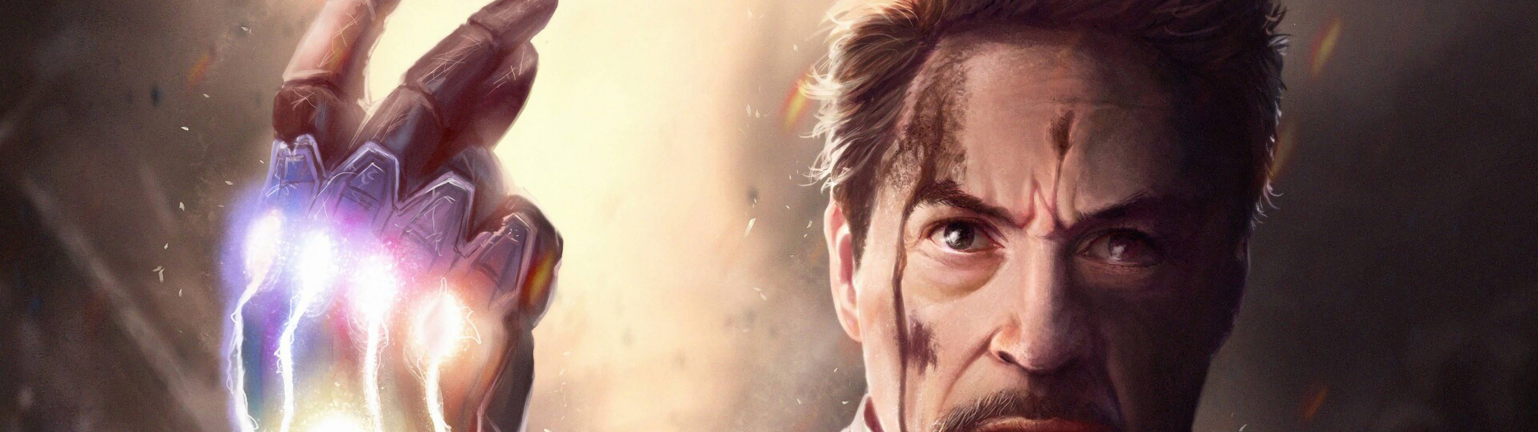 Marvel'in Ironman Snap 5120 x 1440 Duvar Kağıdı