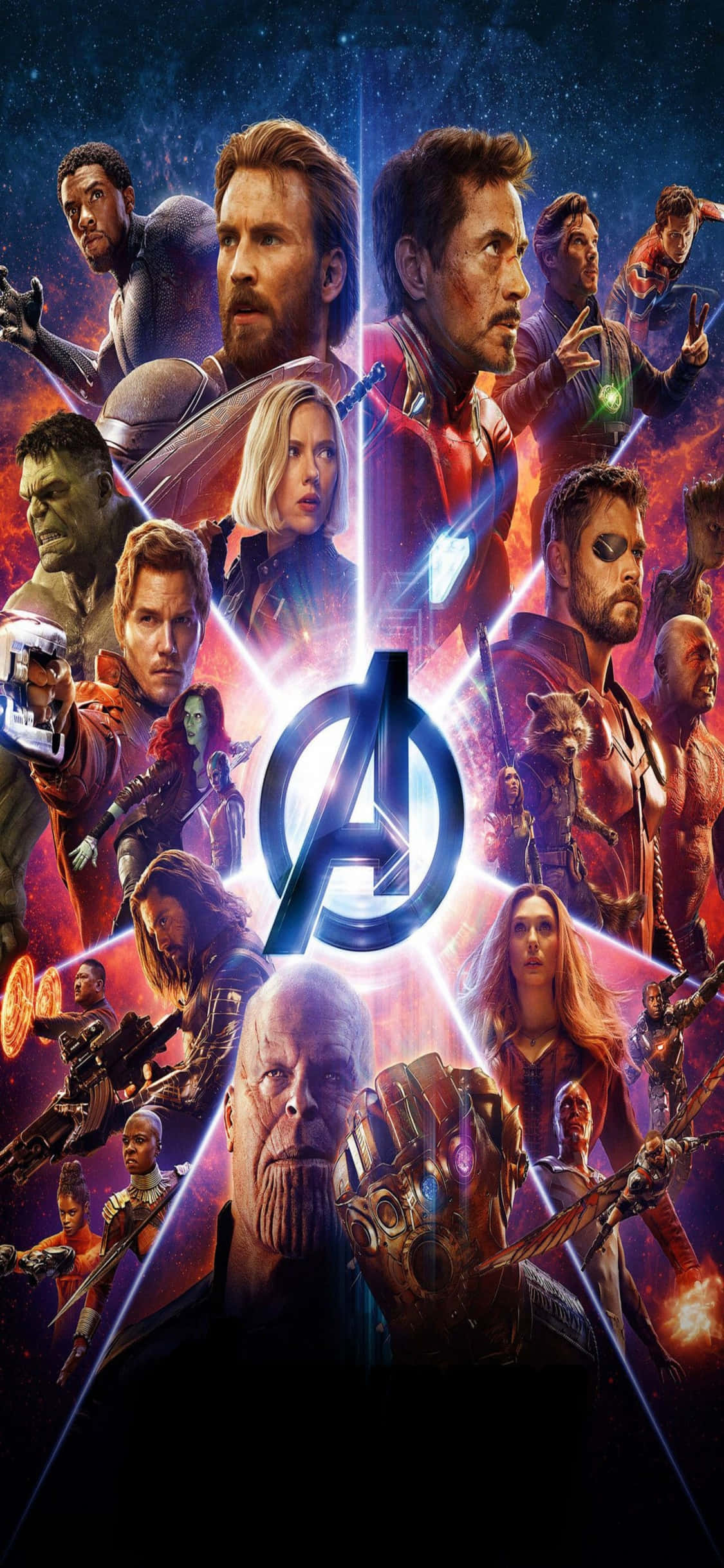 Marvel'in Yenilmezleri iPhone Xs ile Birleşiyor Duvar Kağıdı