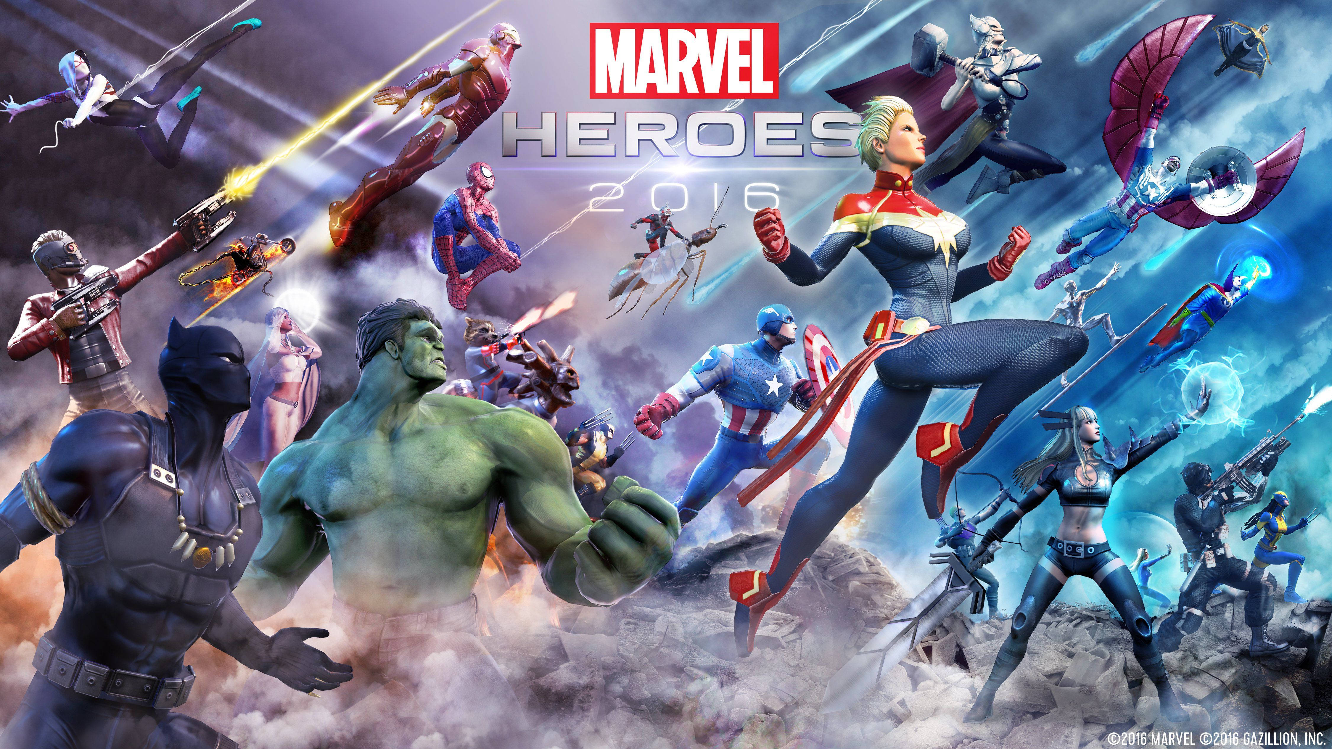 Marvel Kahramanları Duvar Kağıdı