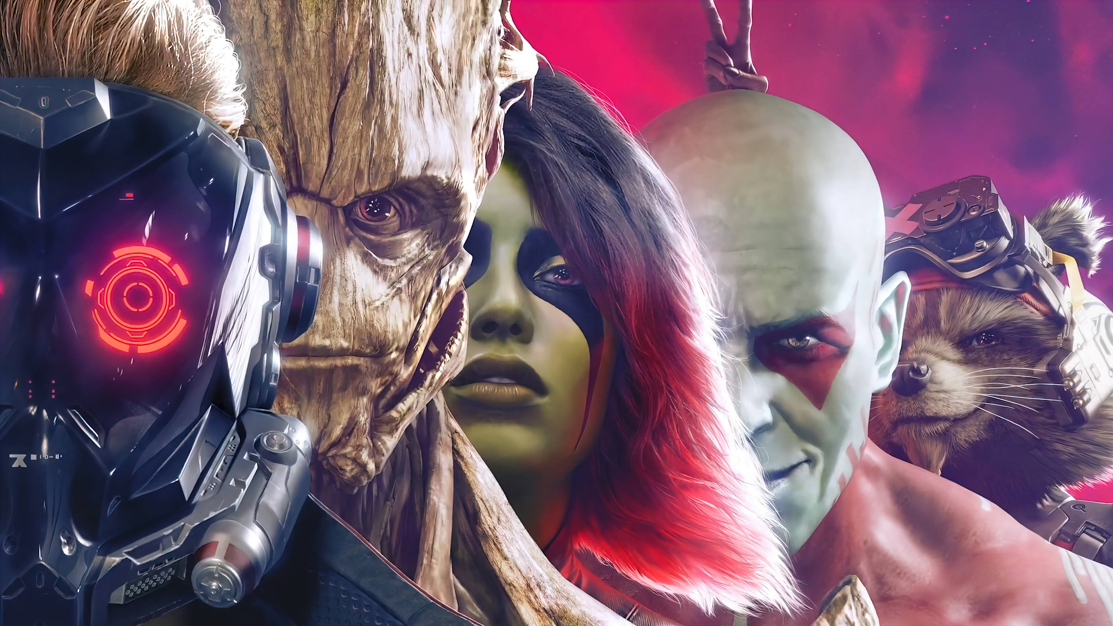 Marvel Masaüstü Korkutucu Koruyucular Duvar Kağıdı