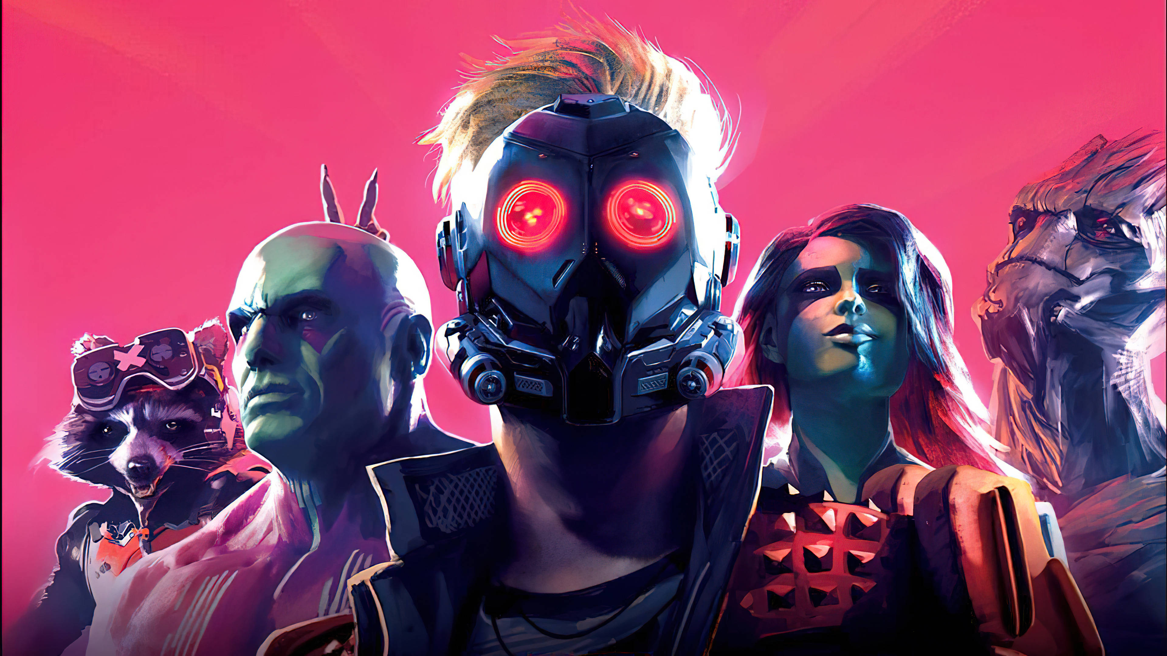 Marvel Masaüstü Galaksinin Koruyucuları Duvar Kağıdı