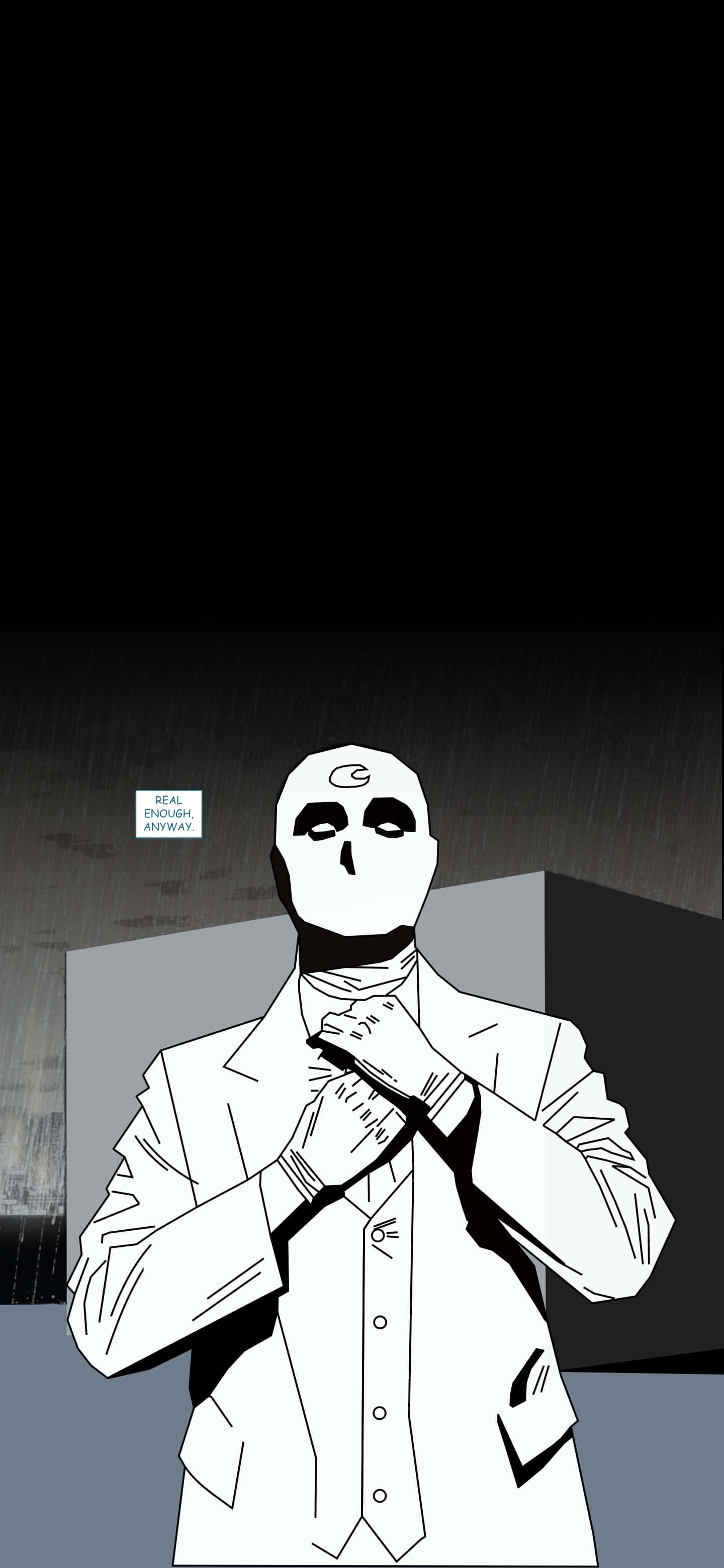 Marvel'ın Minimalist Moon Knight'ı Duvar Kağıdı