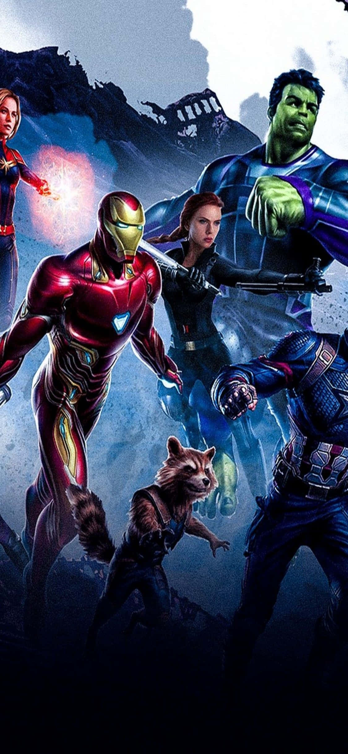 “Marvel's Avengers'ın iPhone Xs'teki Gücü” Duvar Kağıdı