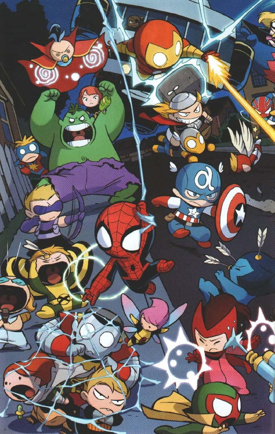Marvel Sanatı iPhone'unuzu şimdi alın. Duvar Kağıdı