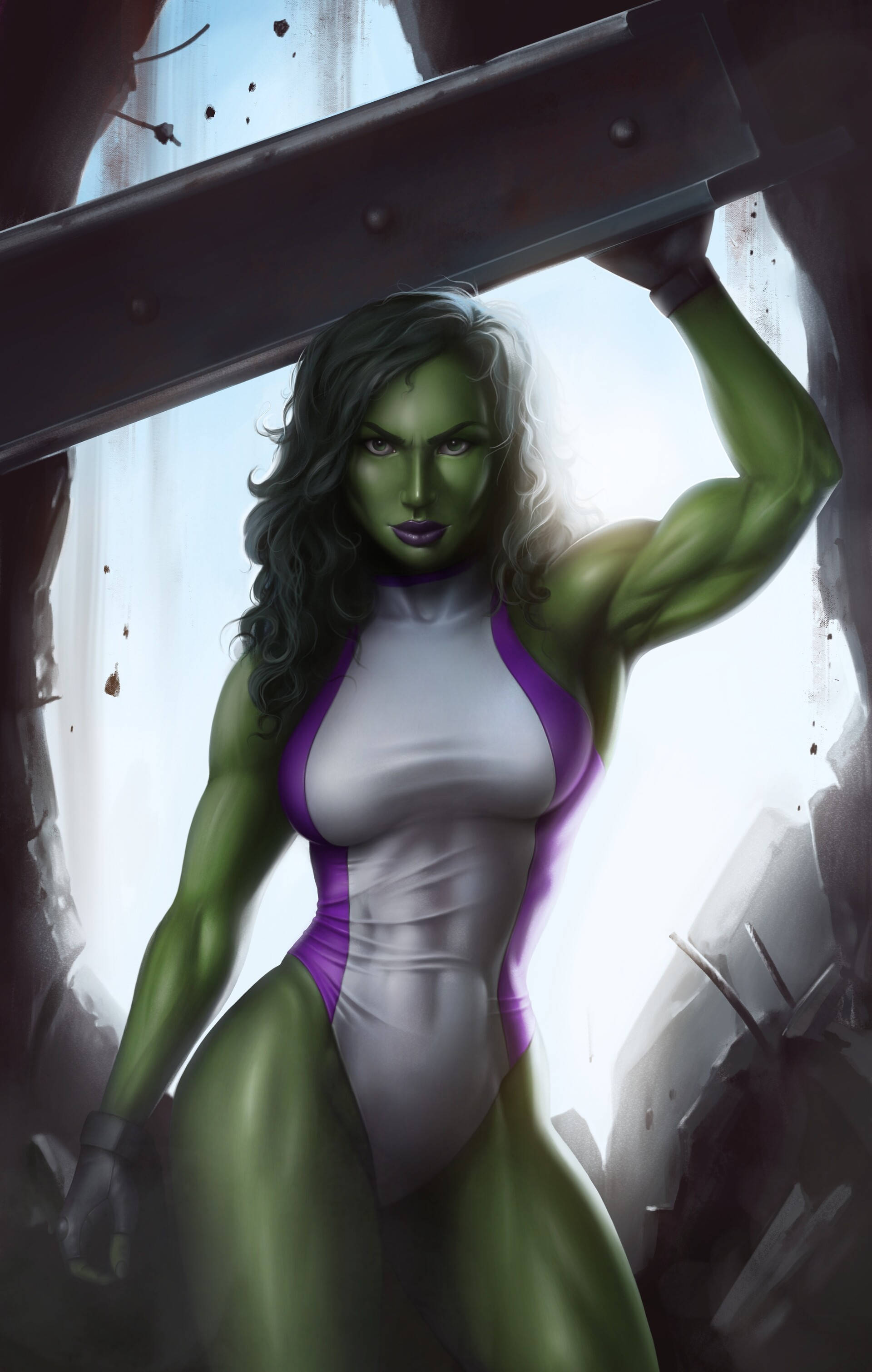 Marvel She-Hulk Animasyon Duvar Kağıdı