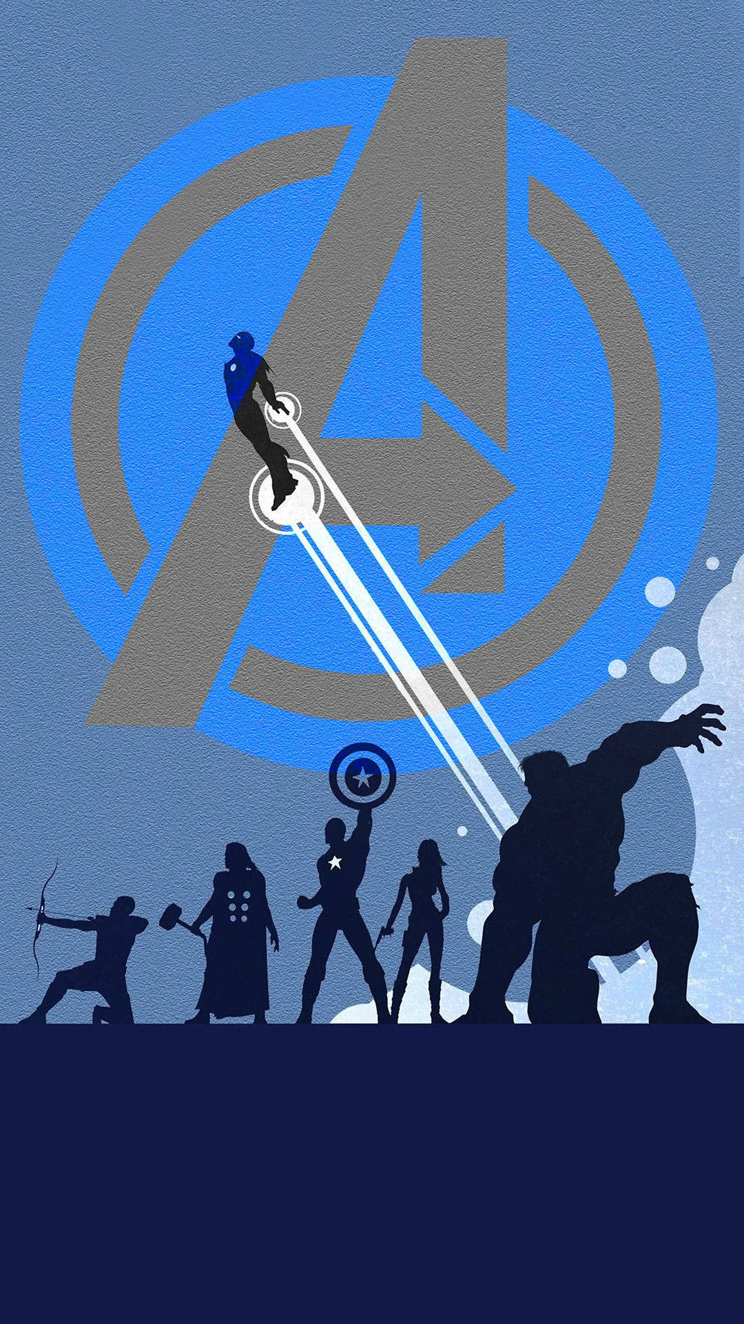 Hulk, Kaptan Amerika, Black Widow, Thor ve diğerleriyle Marvel Yenilmezler süper kahramanı.
