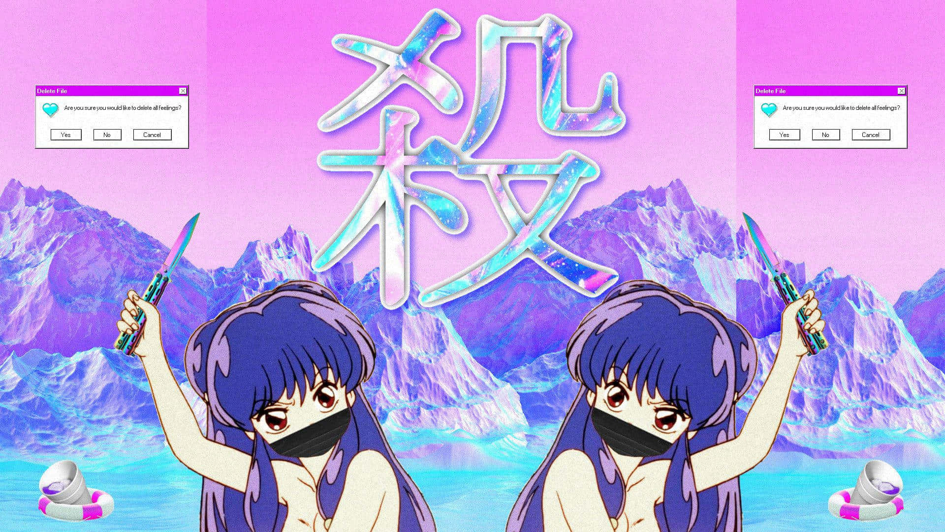 Masaüstü Sanatı Anime PFP Estetik Duvar Kağıdı