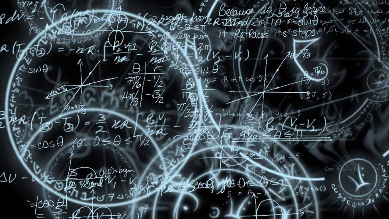 Matematik Formülleri ve Daireler Duvar Kağıdı