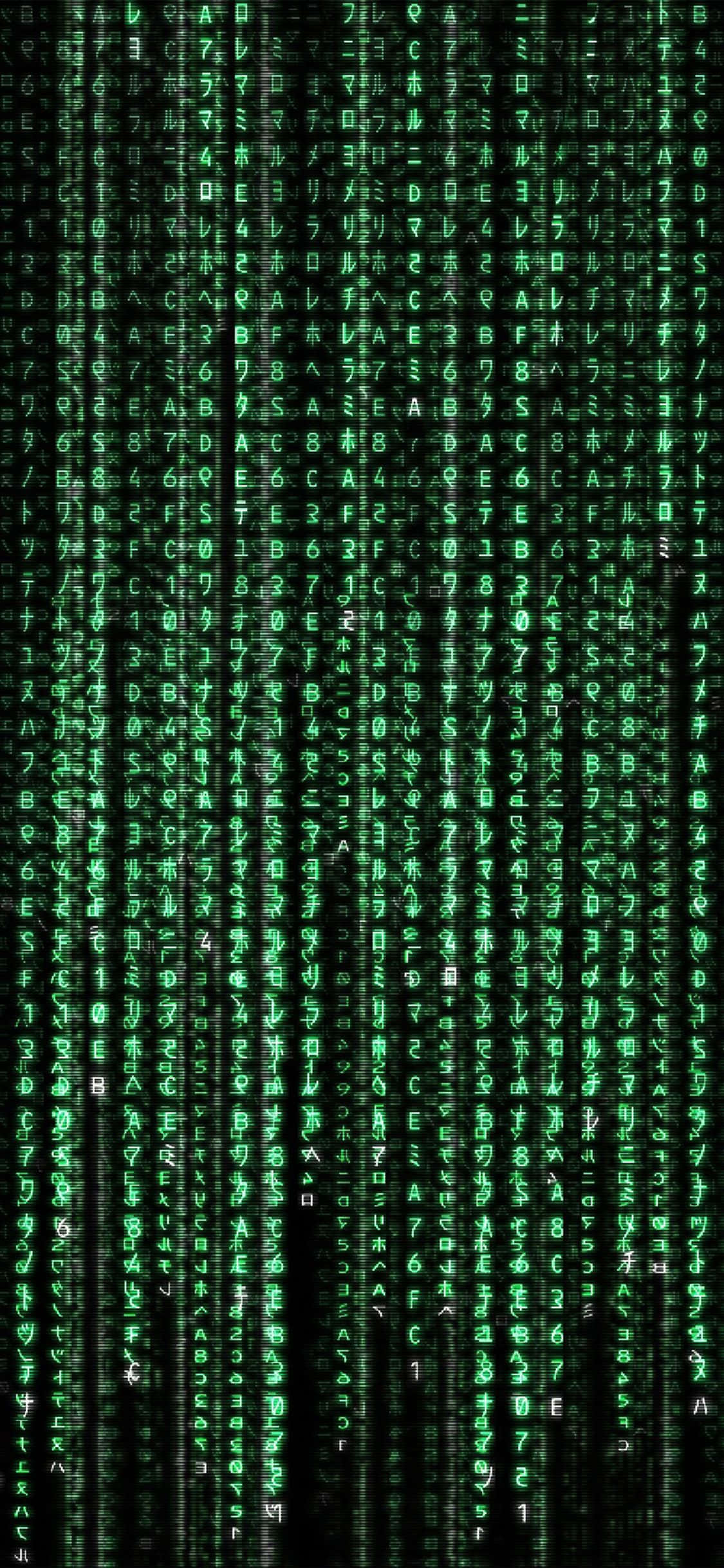 Matrix iPhone'un Gücünü Açığa Çıkarın Duvar Kağıdı
