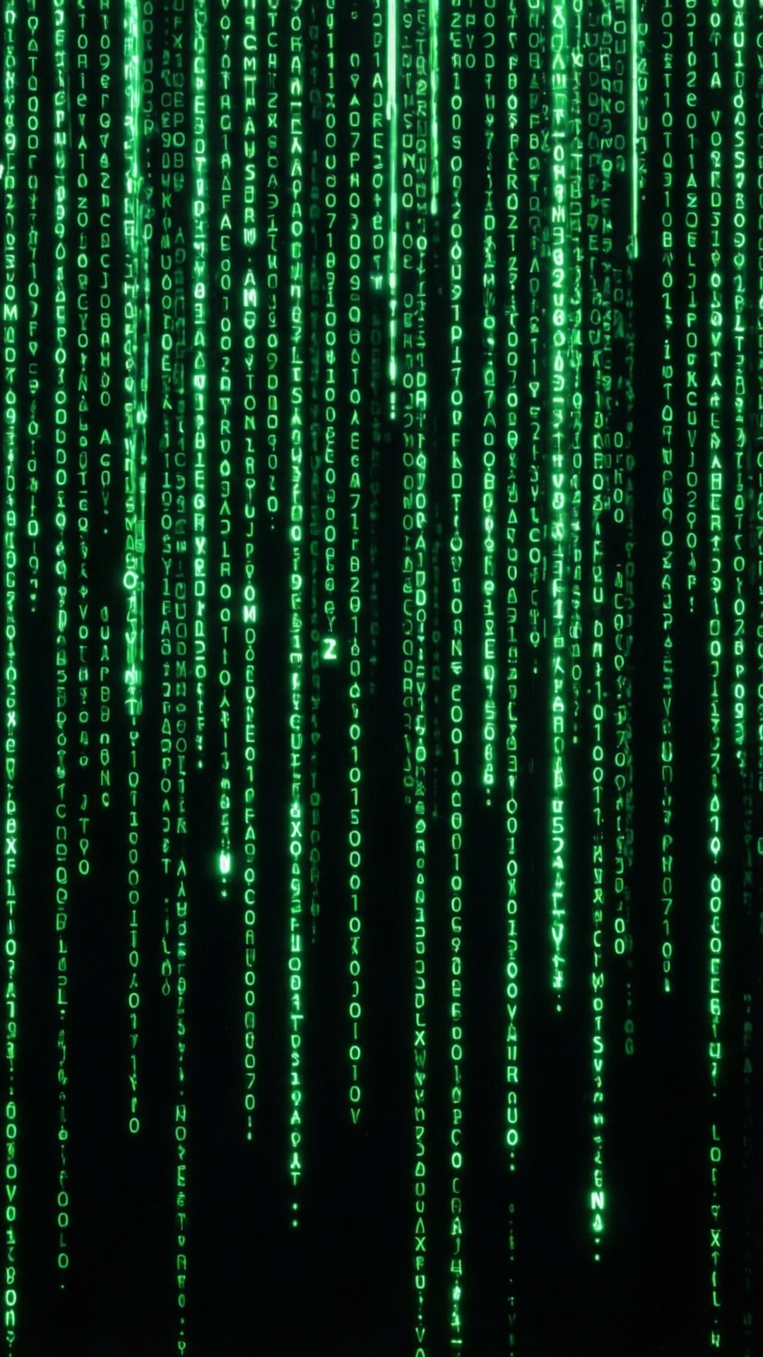 Matrix Kodu OLED Duvar Kağıdı