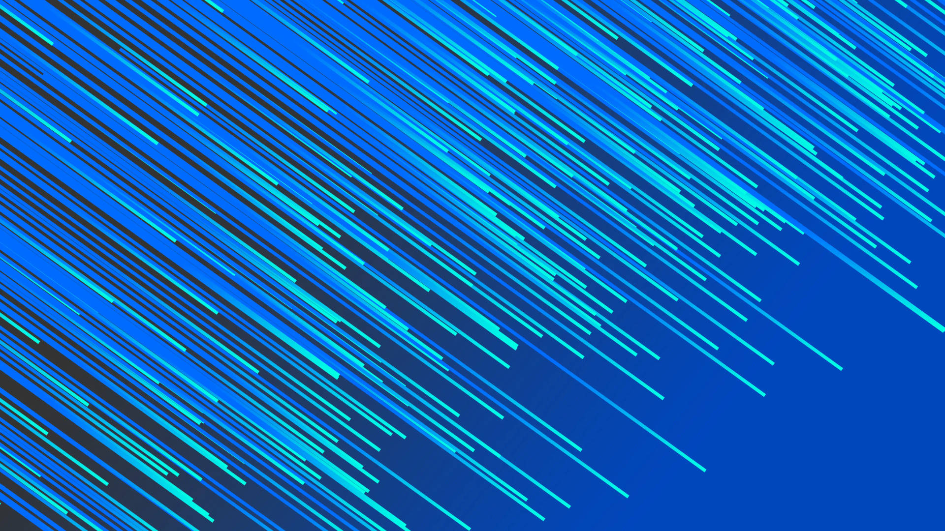 Mavi 4K Minimalist Meteor Yağmuru — Mavi estetik GIF Duvar Kağıdı