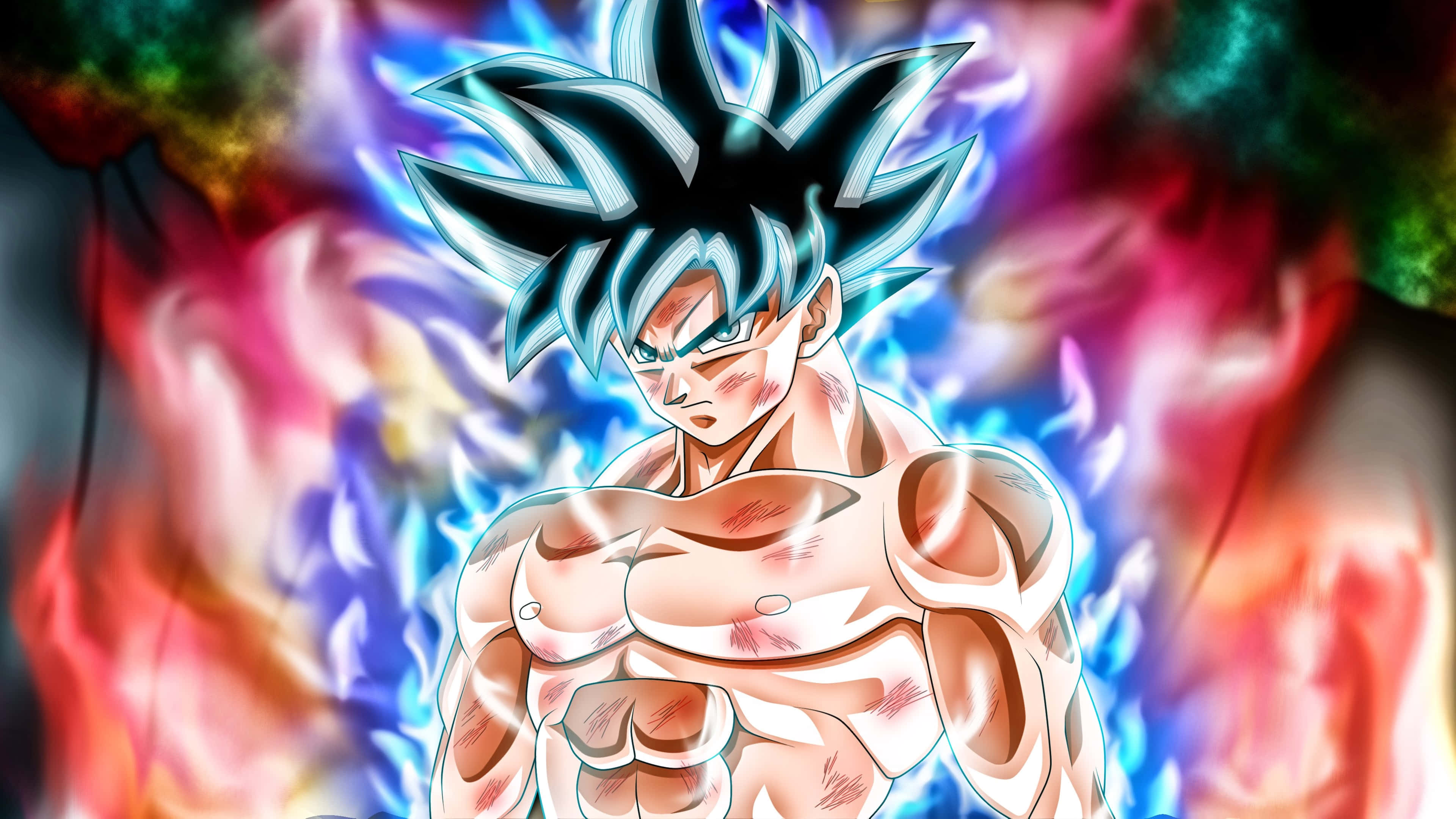 Mavi Alev Dragon Ball Super Resmi Duvar Kağıdı