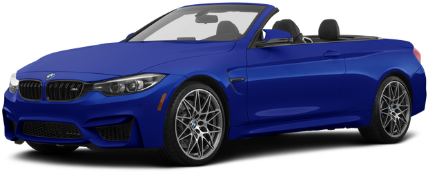 Mavi BMW Cabrio Yan Görünüm Duvar Kağıdı