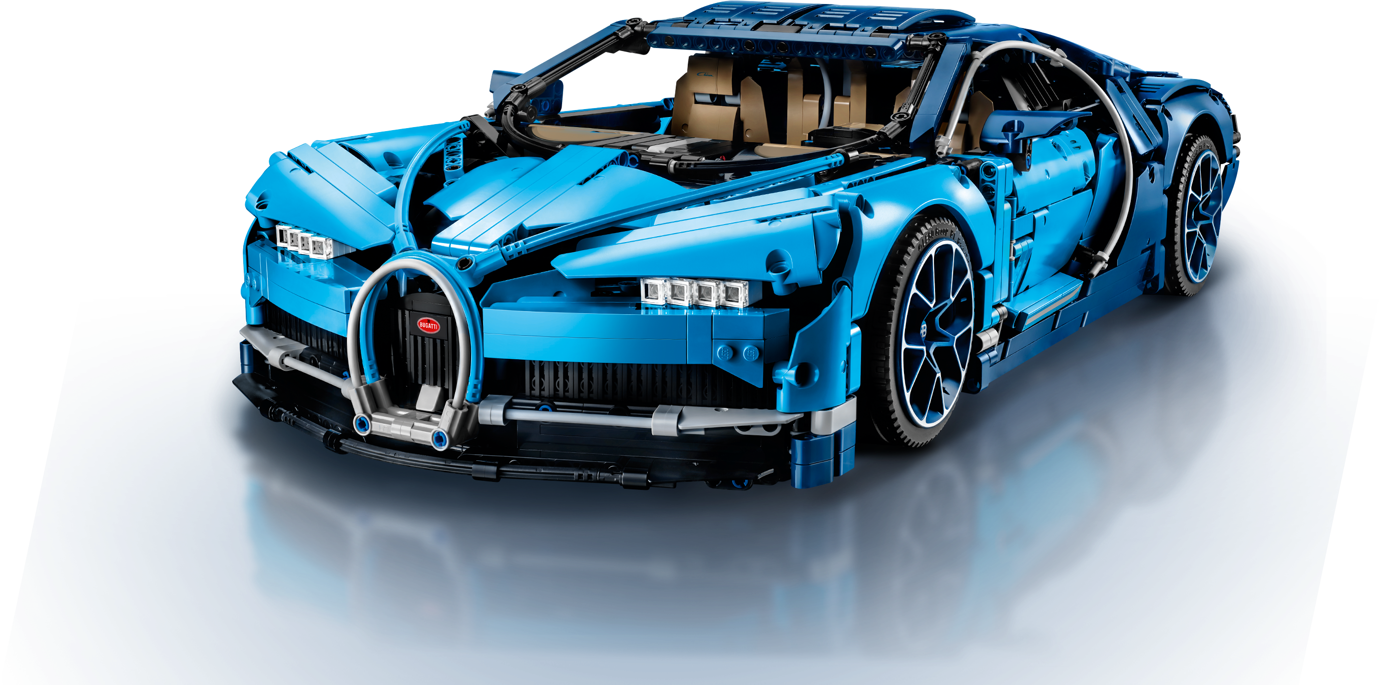 Mavi Bugatti Lego Modeli Duvar Kağıdı