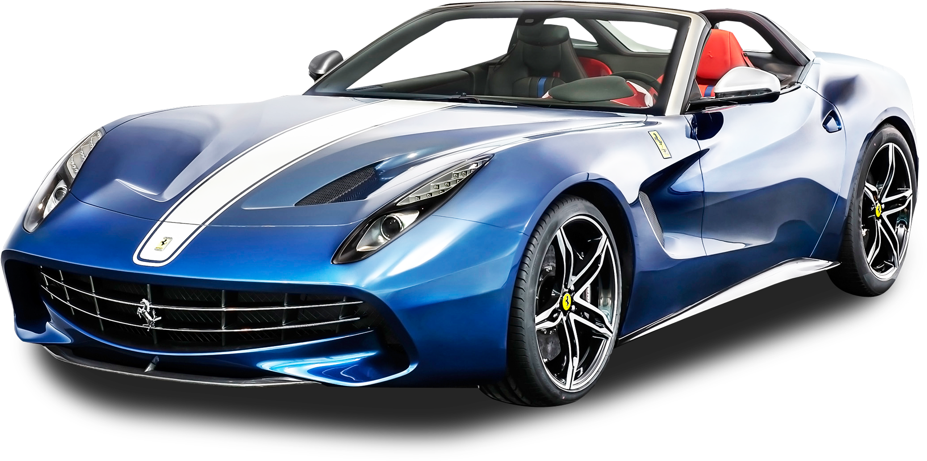 Mavi Ferrari Üstü Açık Spor Araba Duvar Kağıdı