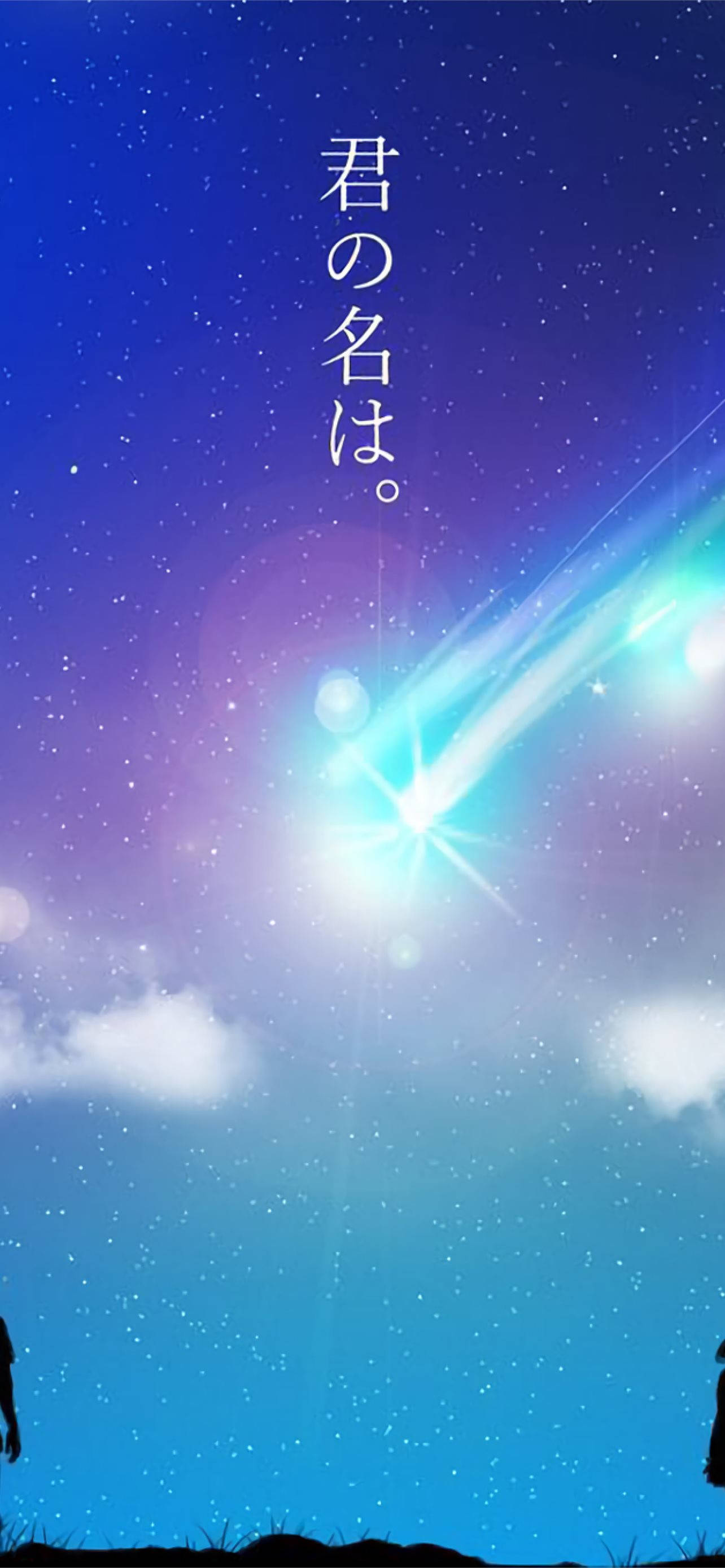 Mavi Kuyrukluyıldızlar Kimi No Na Wa Telefon Duvar Kağıdı