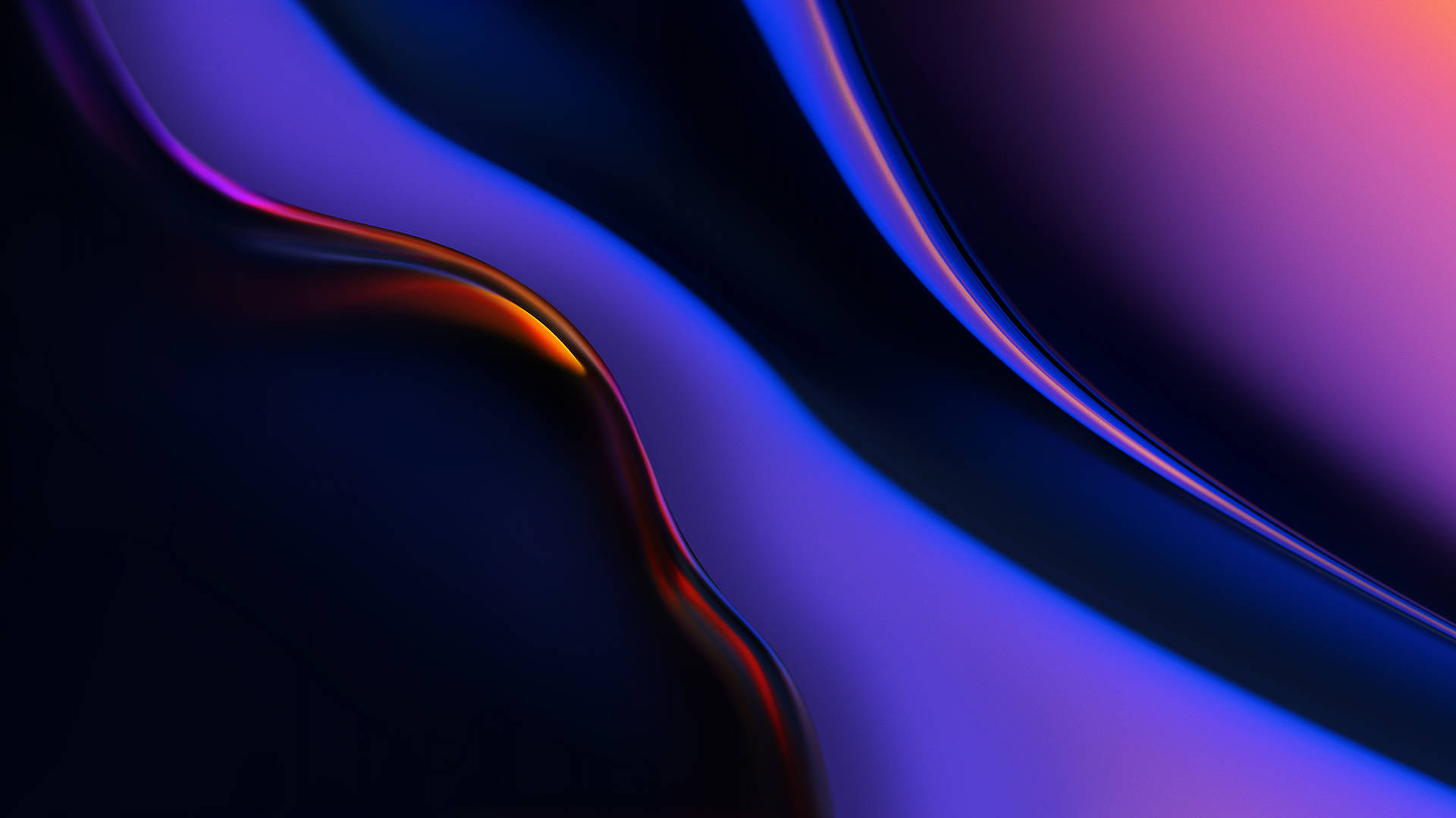 Mavi Mor Arka Planda Şık OnePlus Akıllı Telefon Duvar Kağıdı
