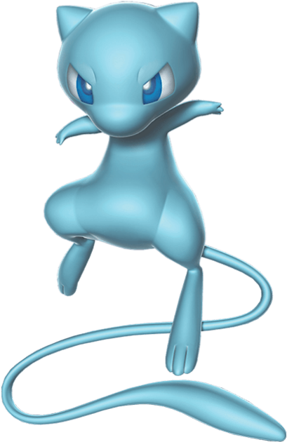 Mavi Psikik Pokemon 3D Render Duvar Kağıdı