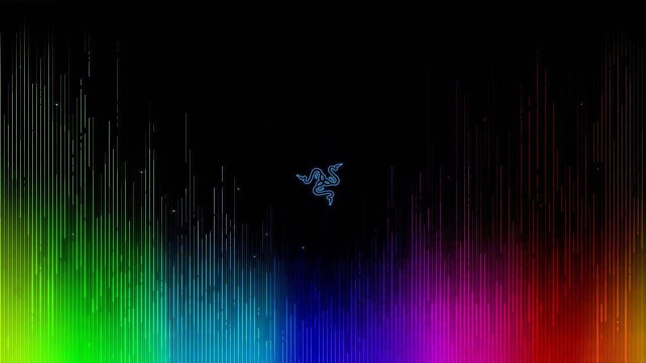 Mavi Razer Logosu RGB 4K Duvar Kağıdı