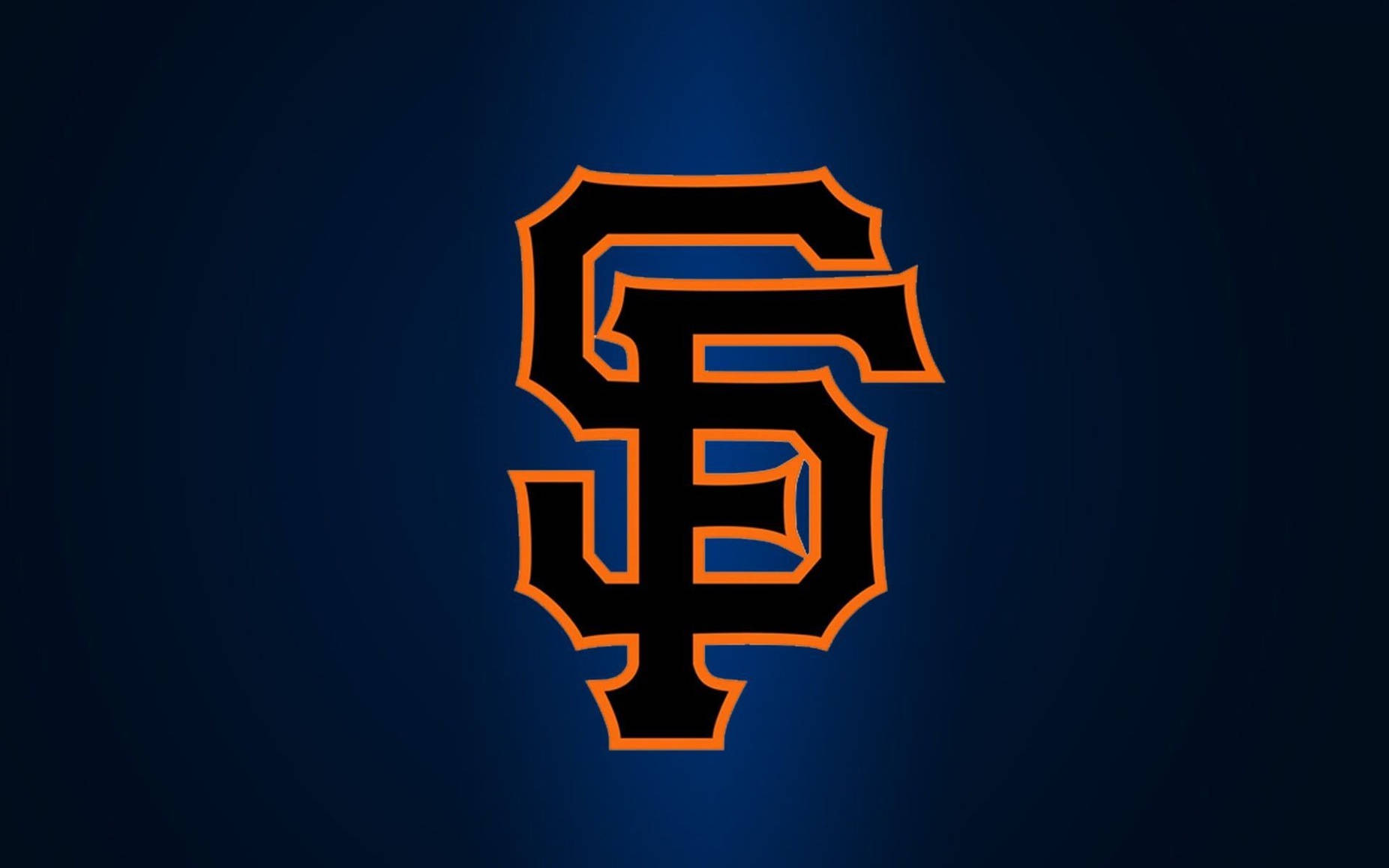 Mavi Siyah San Francisco Giants Logosu Duvar Kağıdı
