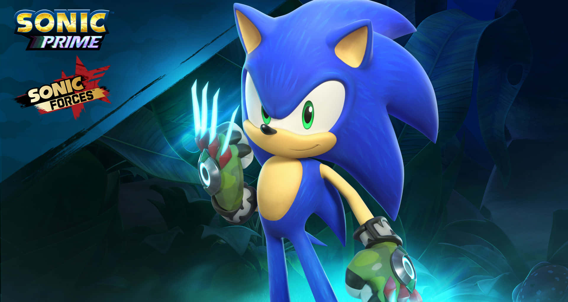 Mavi ışıkta Sonic the Hedgehog Duvar Kağıdı