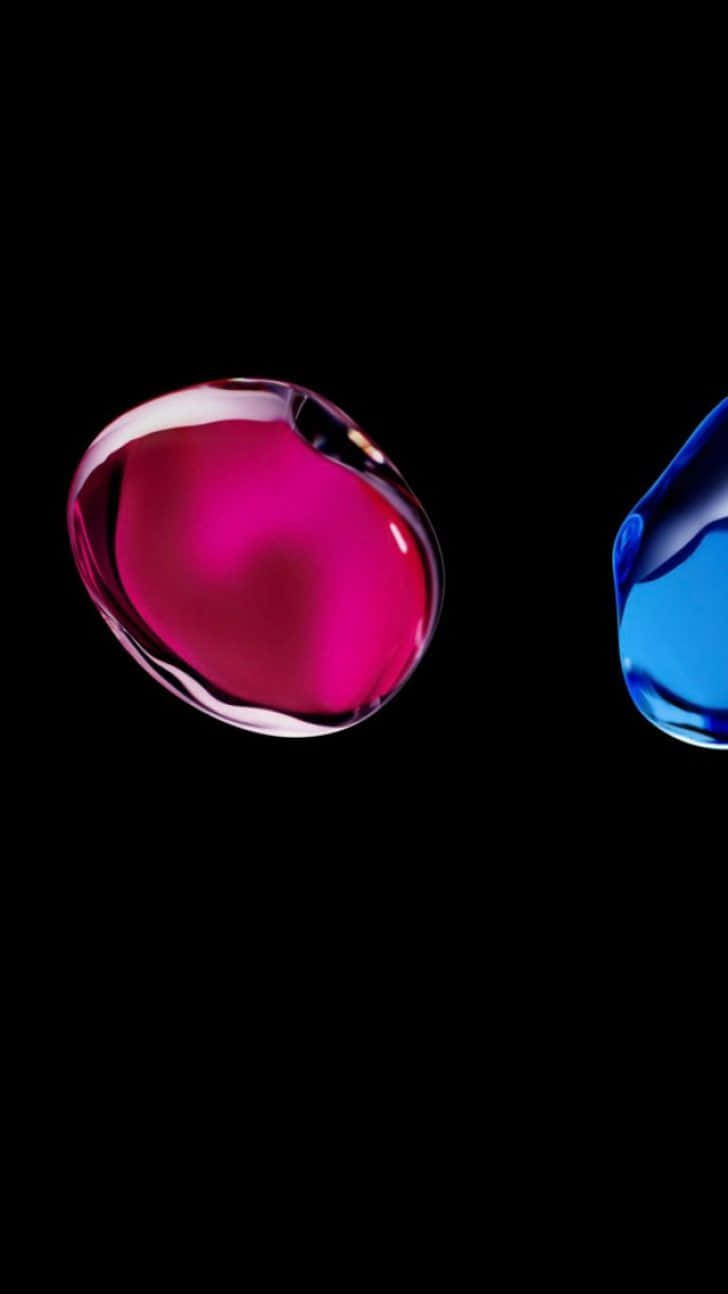 Mavi ve Eflatun Değerli Taş iPhone 7 Plus Canlı Duvar Kağıdı