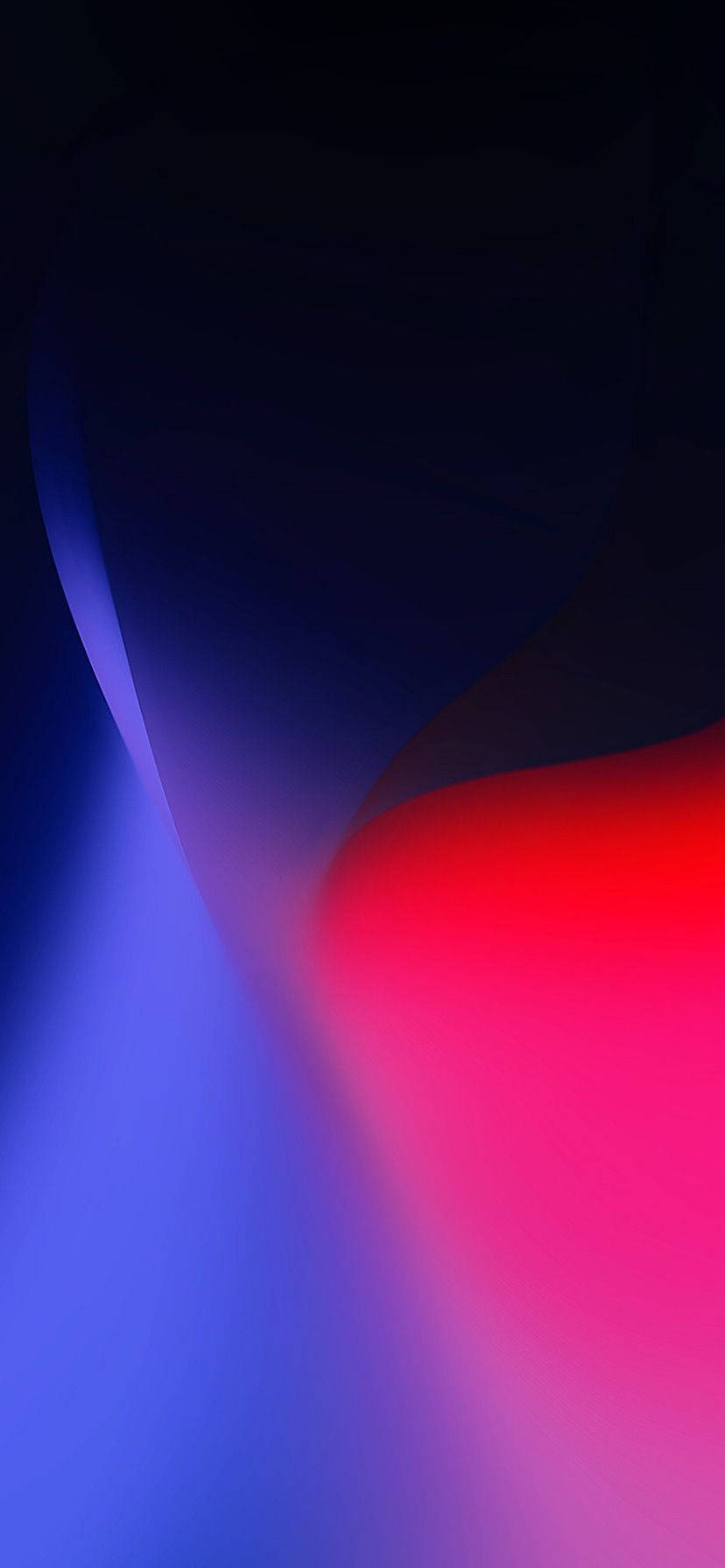 Mavi ve Kırmızı Sarmal iPhone XR Duvar Kağıdı