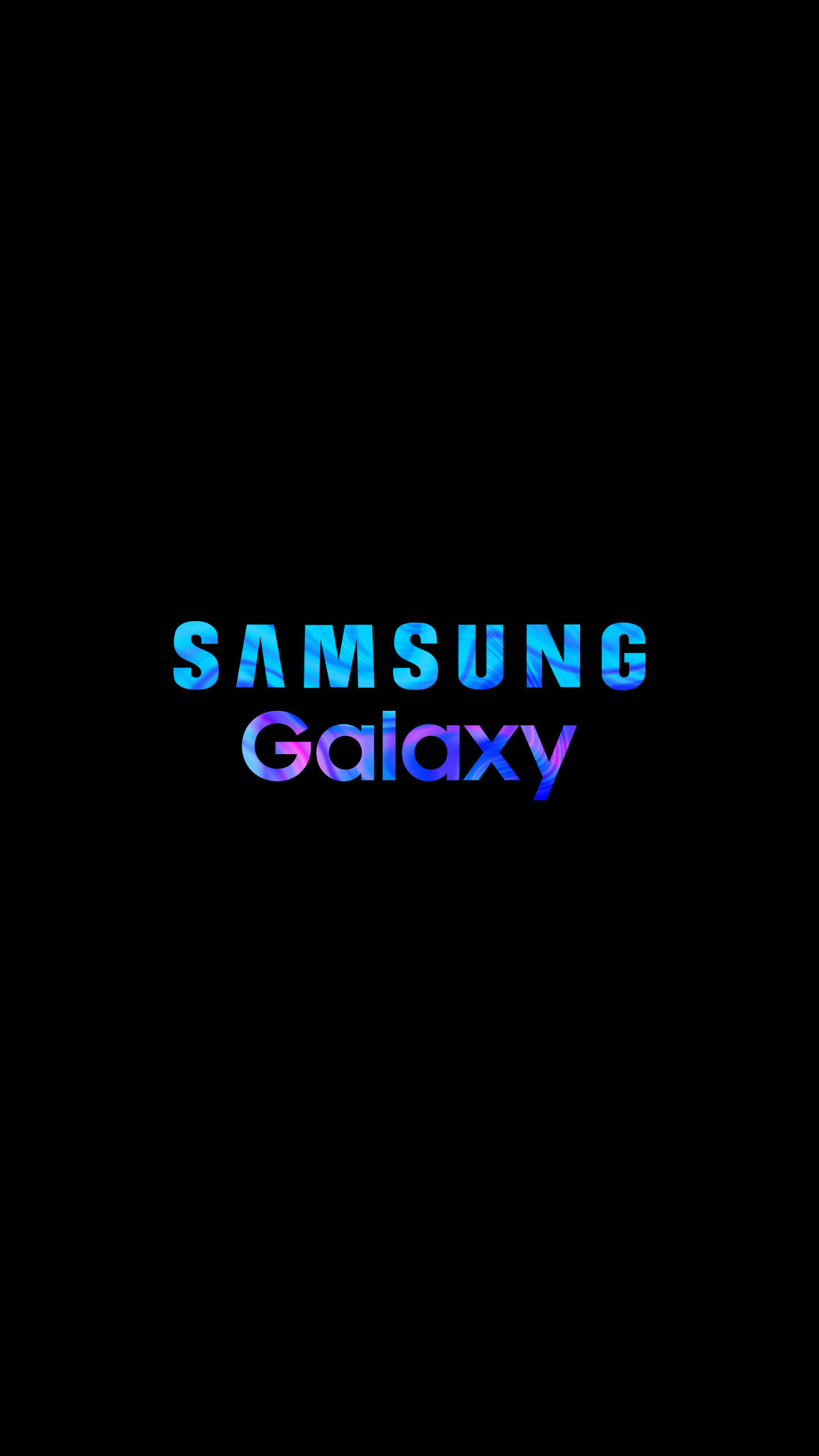 Mavi ve Mor Samsung Galaxy Logosu Duvar Kağıdı
