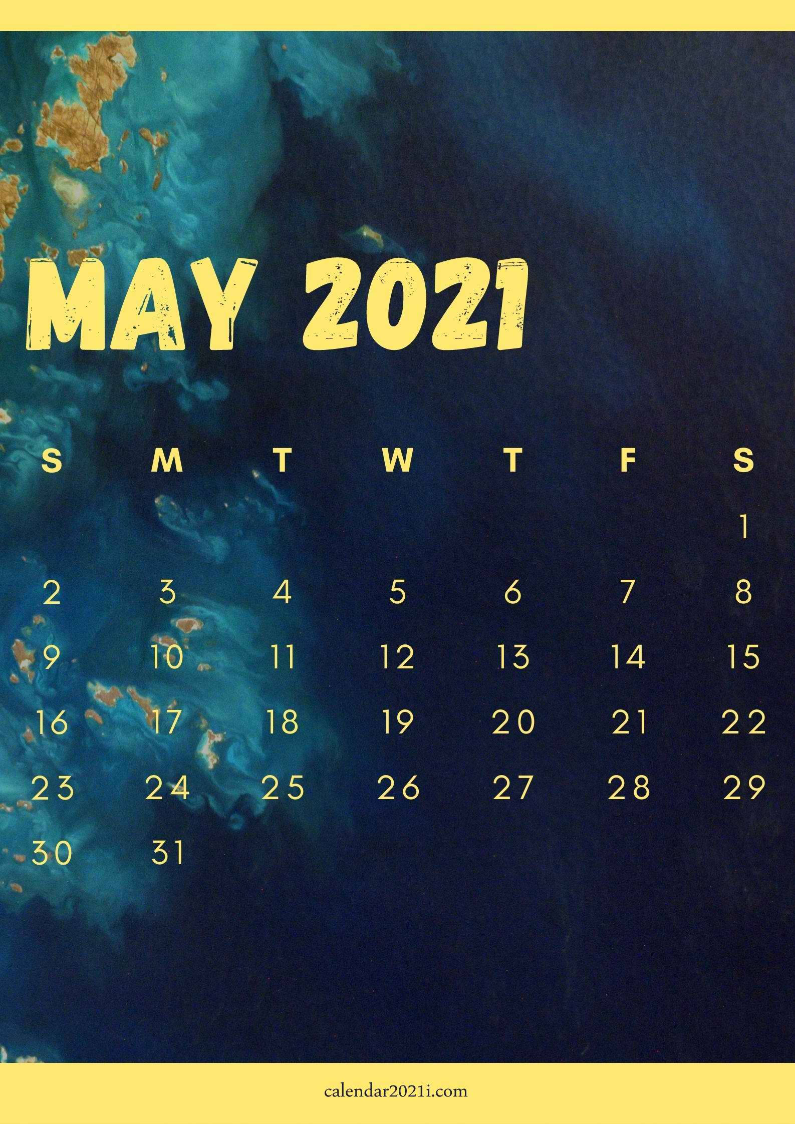 Mayıs 2021 dünya haritası boyamasıyla baharın yaza dönüşünü kutlayın. Duvar Kağıdı