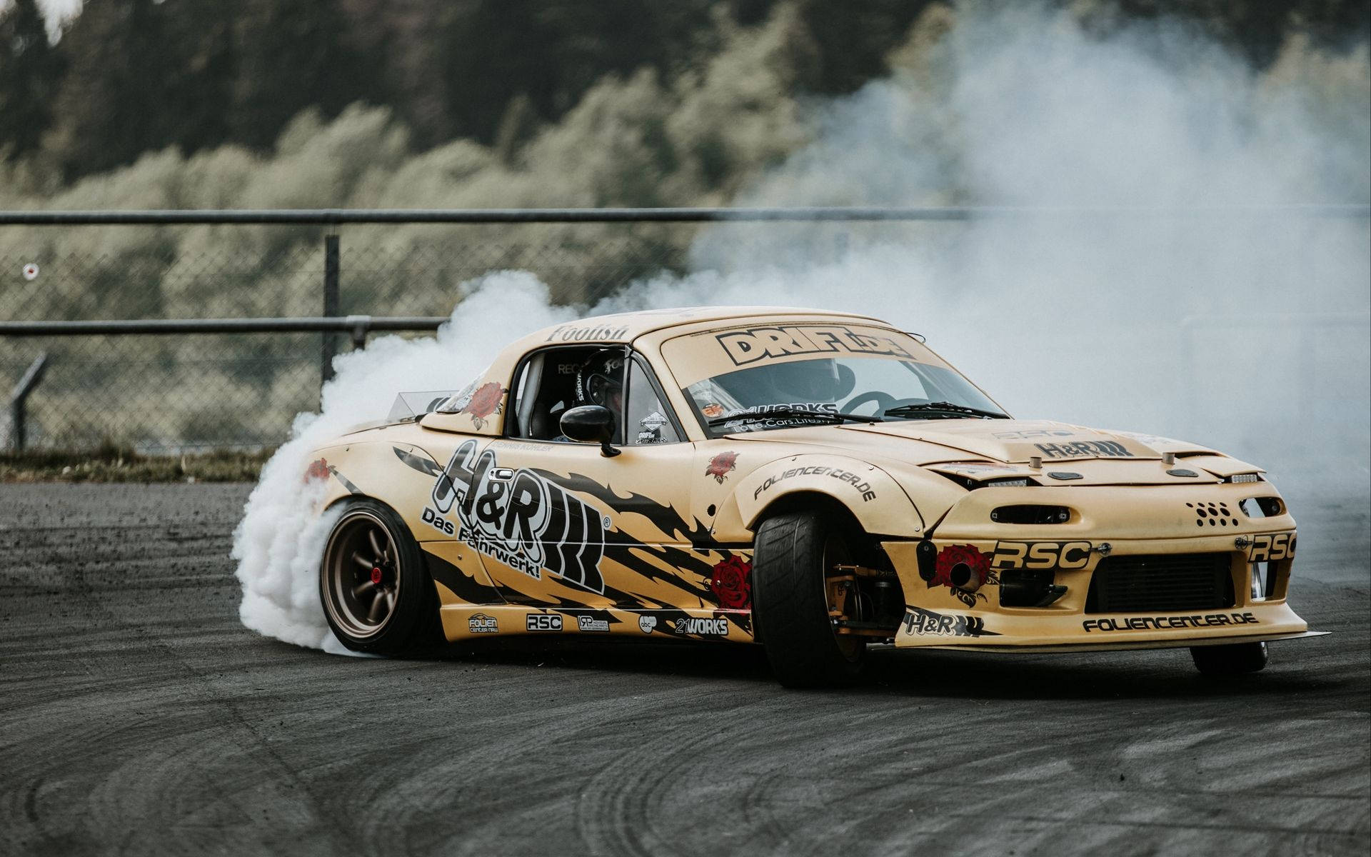 Mazda RX-7 Drift Arabası Duvar Kağıdı