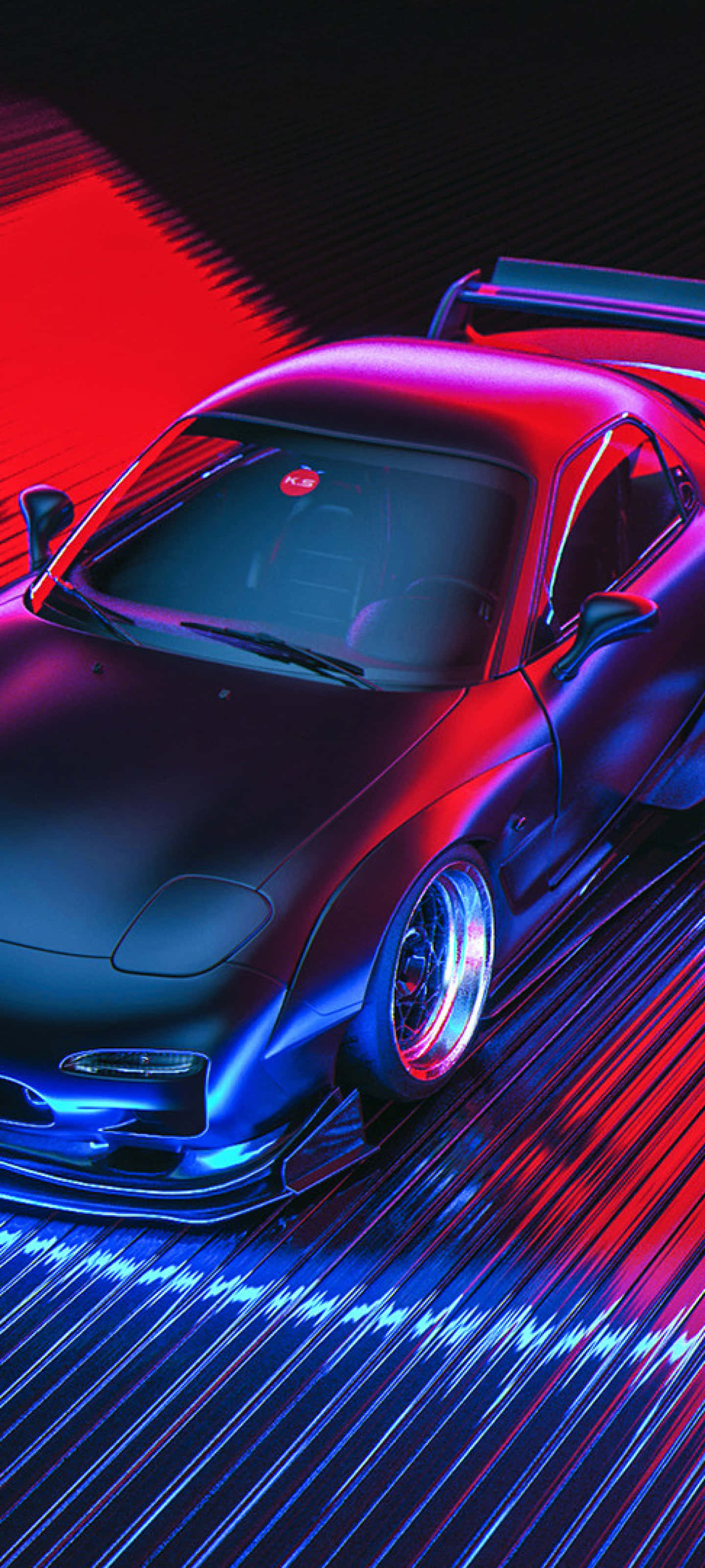 Mazda RX-7 Pixel 3 Need For Speed Heat Arka Plan Duvar Kağıdı