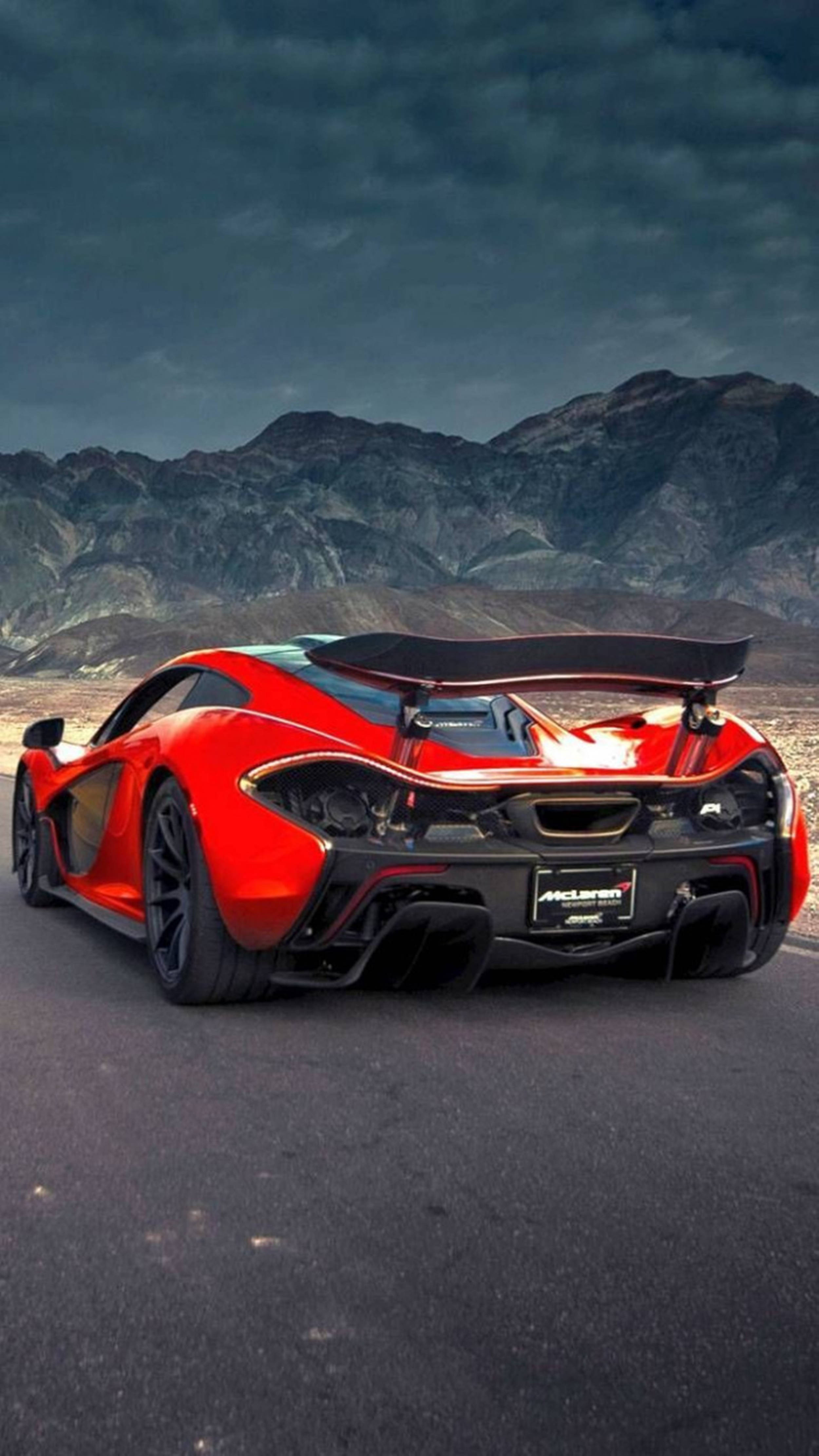 McLaren iPhone P1 Kırmızı Varyant Duvar Kağıdı
