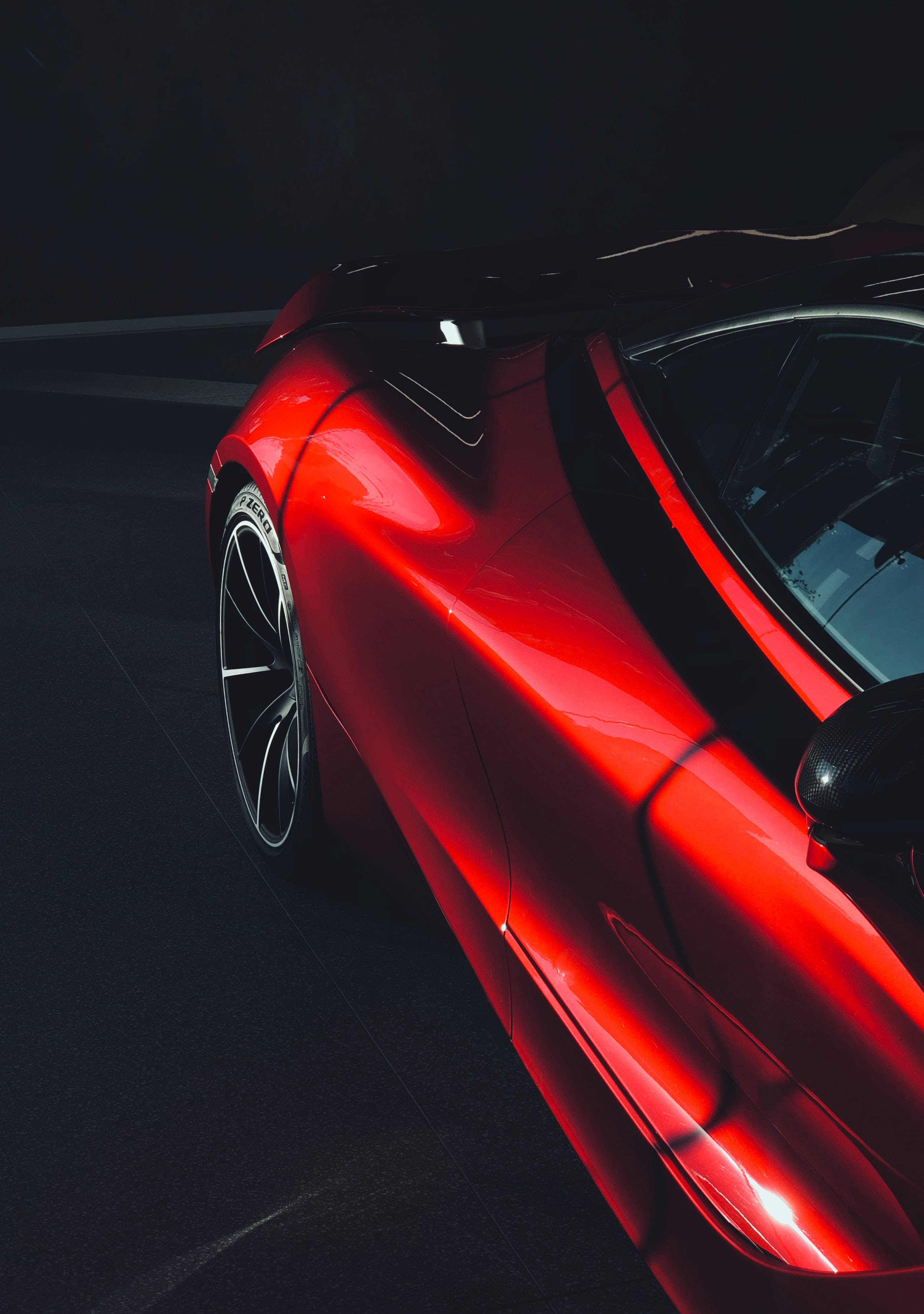 McLaren Kırmızı 720s Parçası Duvar Kağıdı