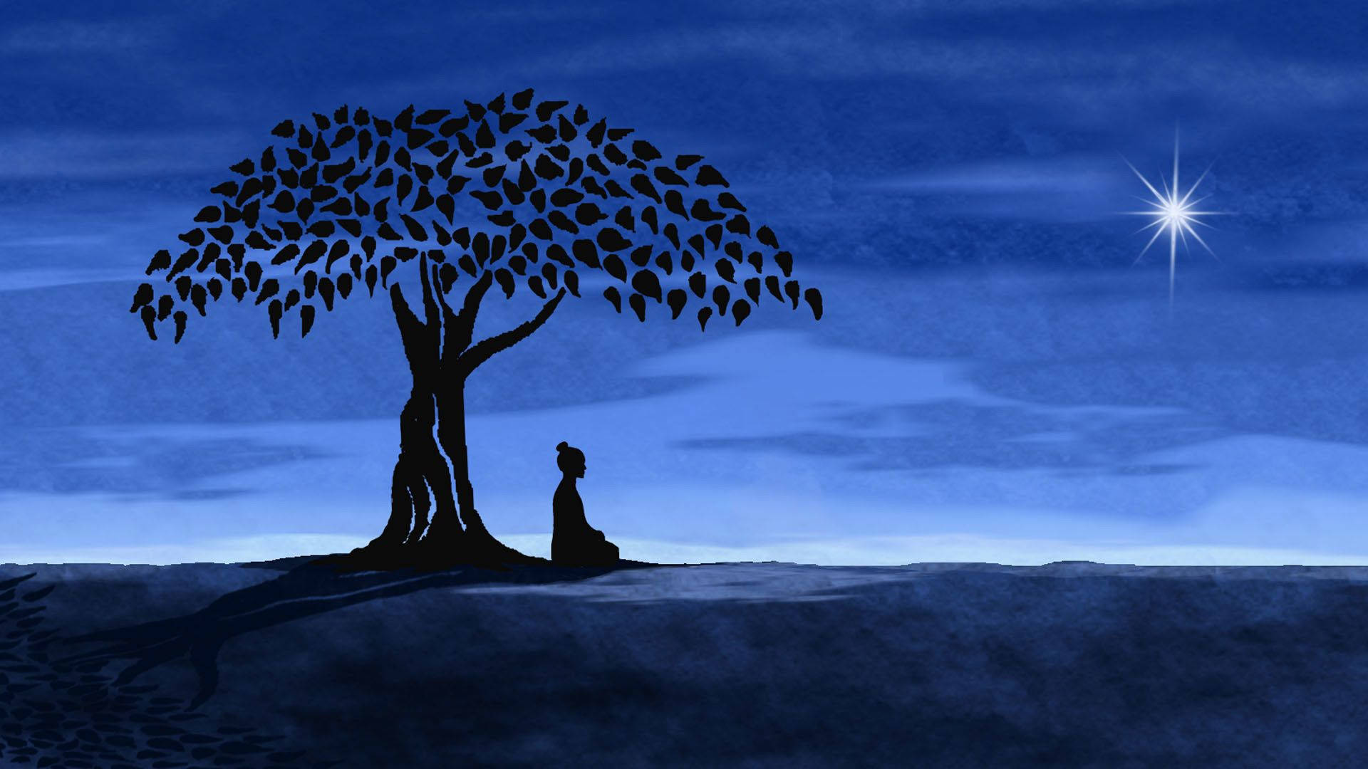 Meditasyon Manevi Estetik Duvar Kağıdı
