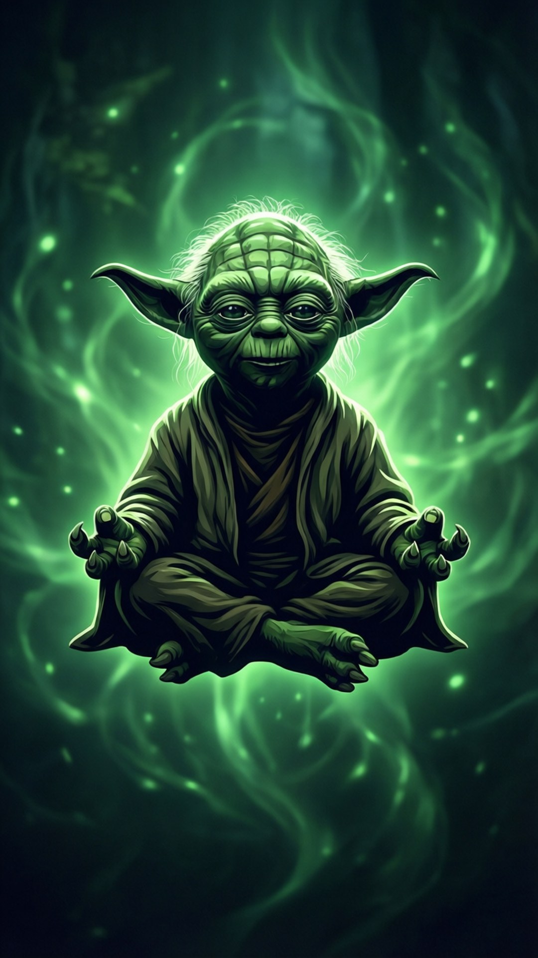 Meditasyon Yapan Yoda Duvar Kağıdı
