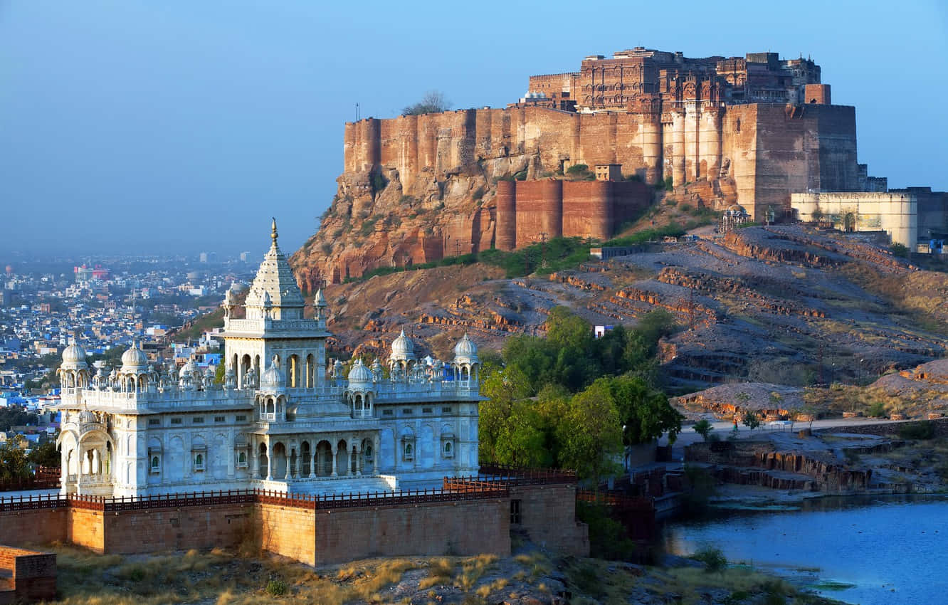 Mehrangarh Kalesi Jaswant Thada Duvar Kağıdı