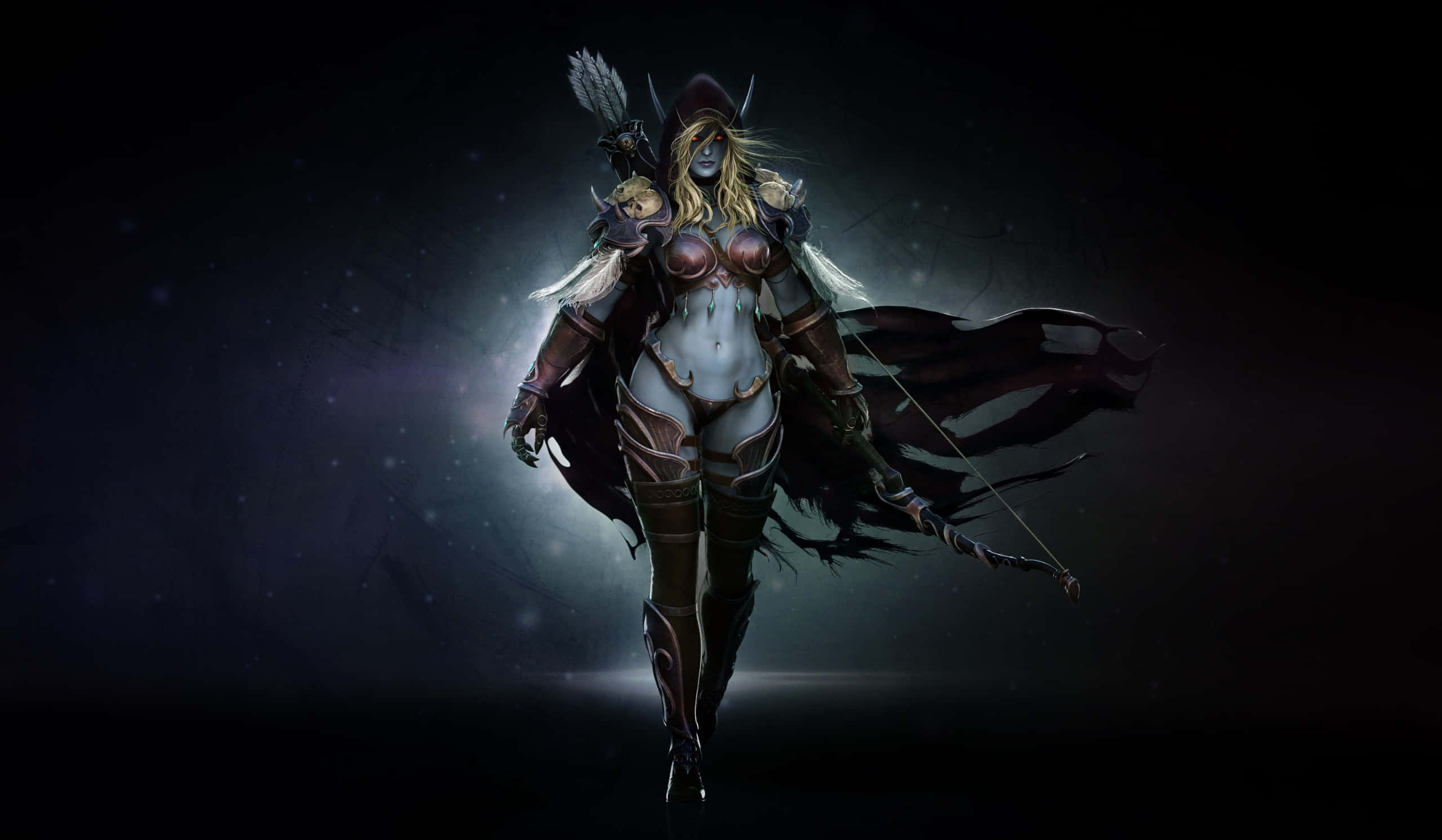 Mehtaplı Sylvanas Windrunner Masaüstü Duvar Kağıdı