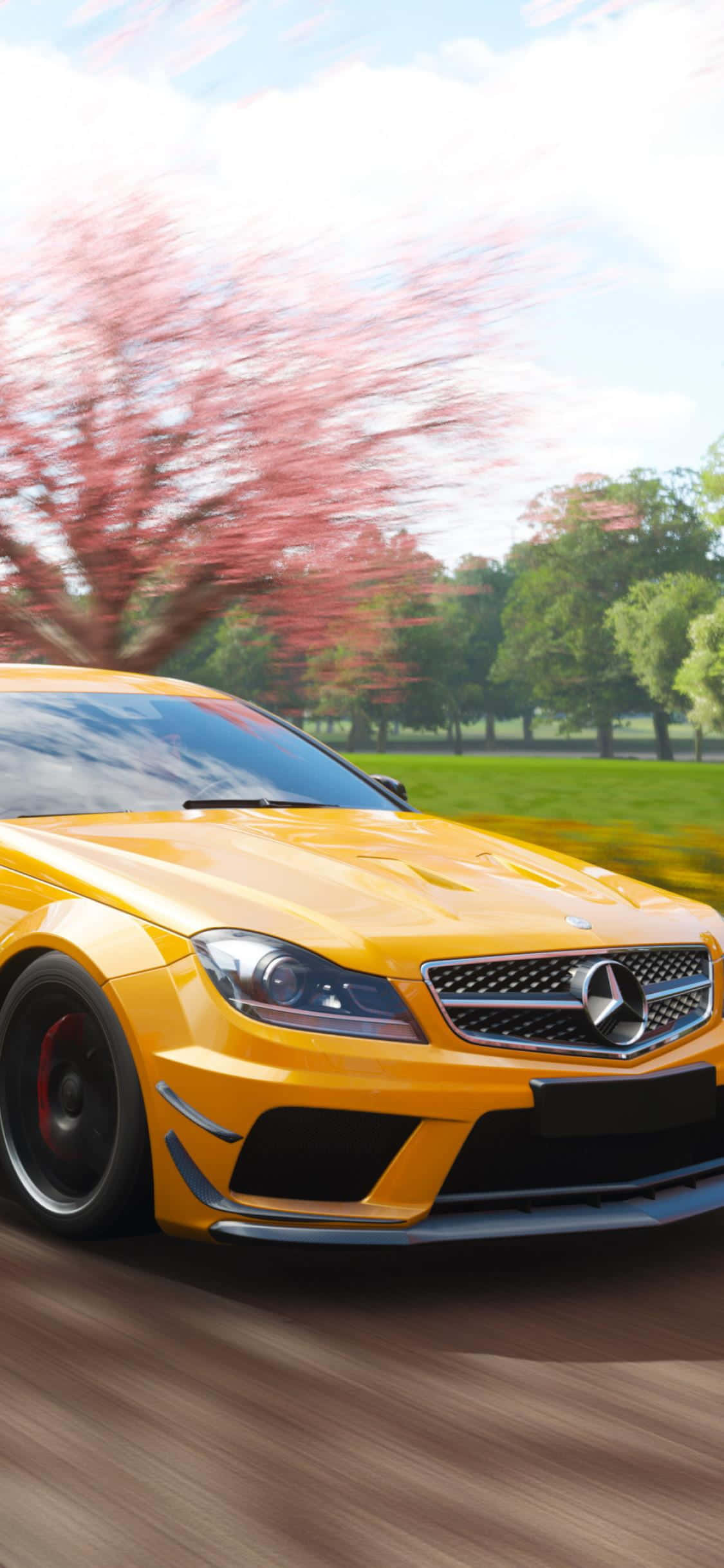 Mercedes Benz Telefon ile Lüks ve Teknolojiyi Birleştirin Duvar Kağıdı