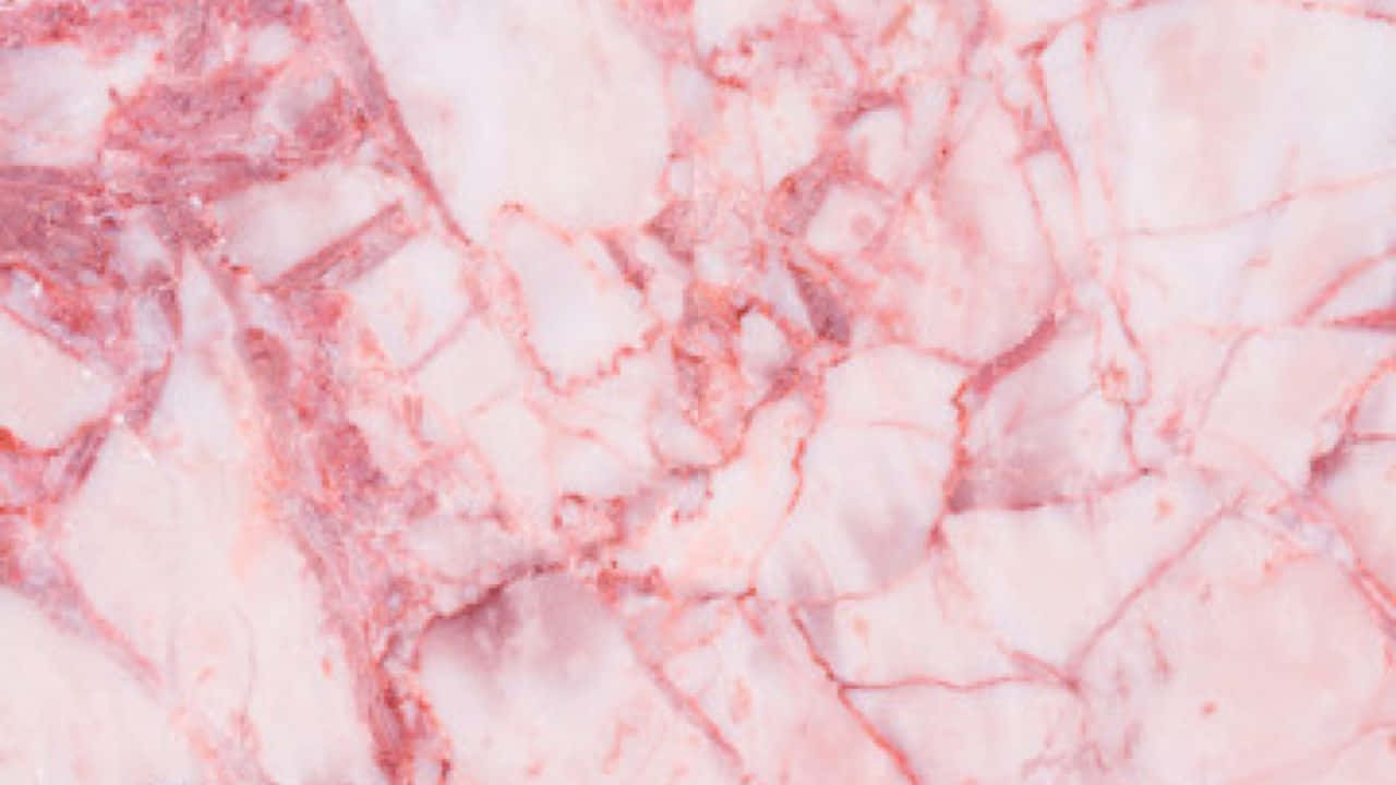Mermer Pastel Pembe Estetik Bilgisayar Tasarımı Duvar Kağıdı