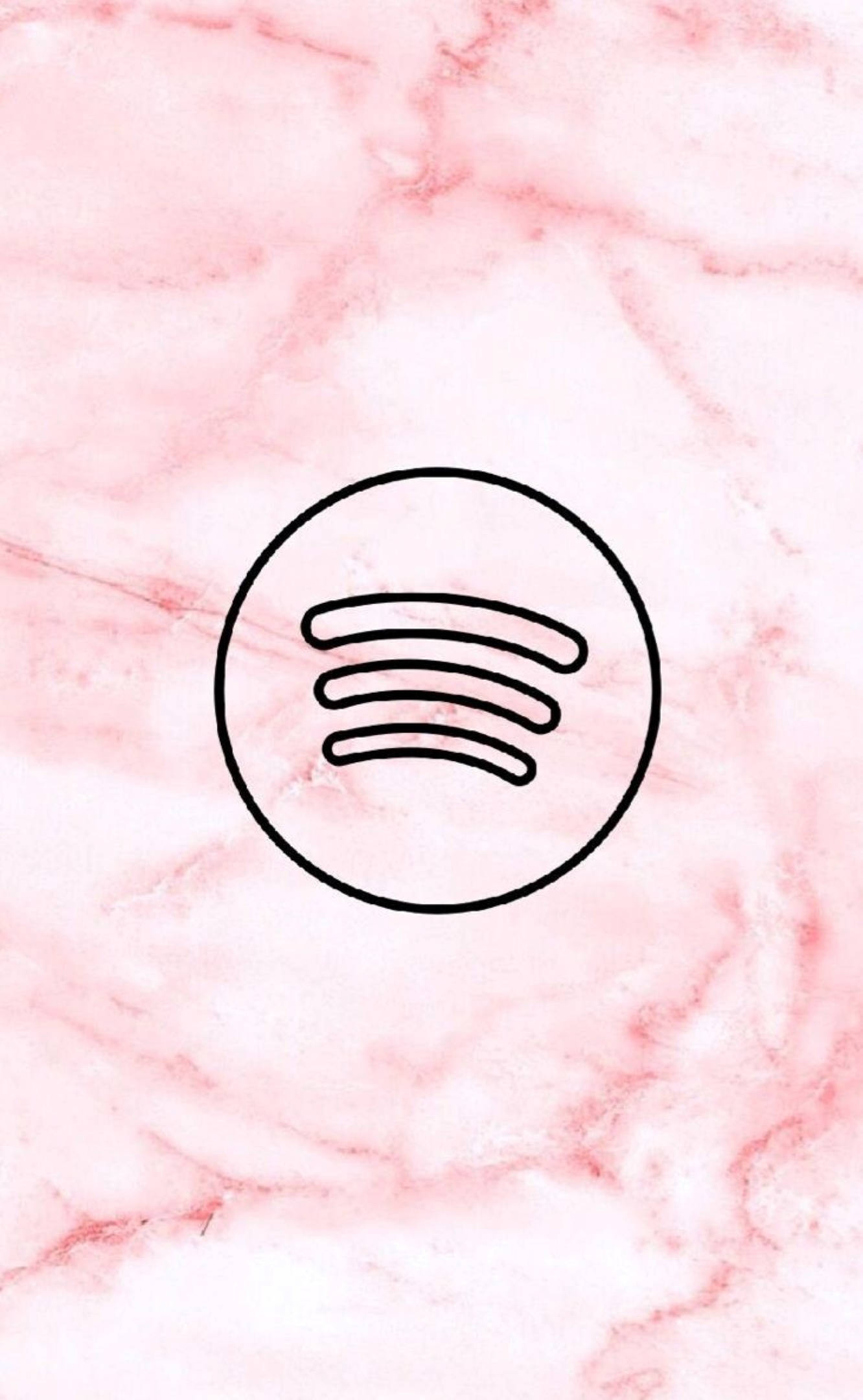 Mermer Pembe Spotify Duvar Kağıdı