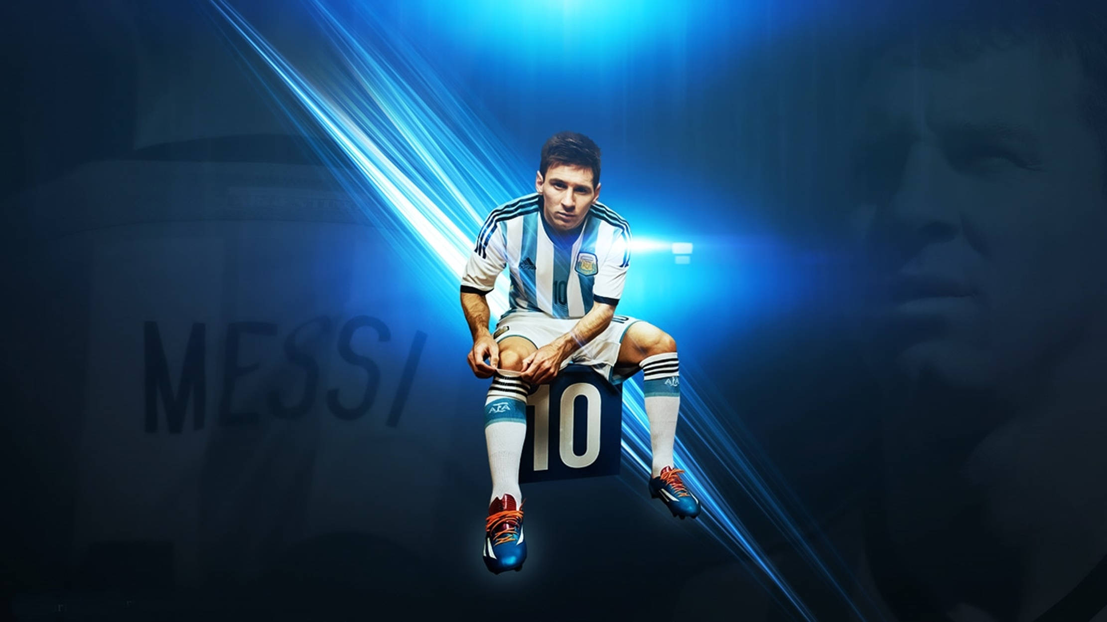 Messi Arjantin Futbol Yıldızı Duvar Kağıdı