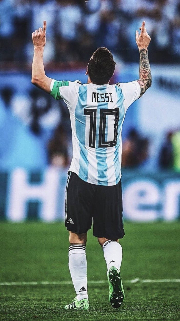 Messi Arjantin Tanrı'ya Şükrediyor Duvar Kağıdı