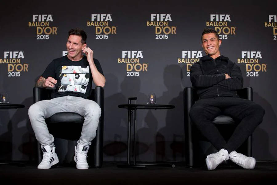 Messi ve Ronaldo Röportajı 4K Duvar Kağıdı