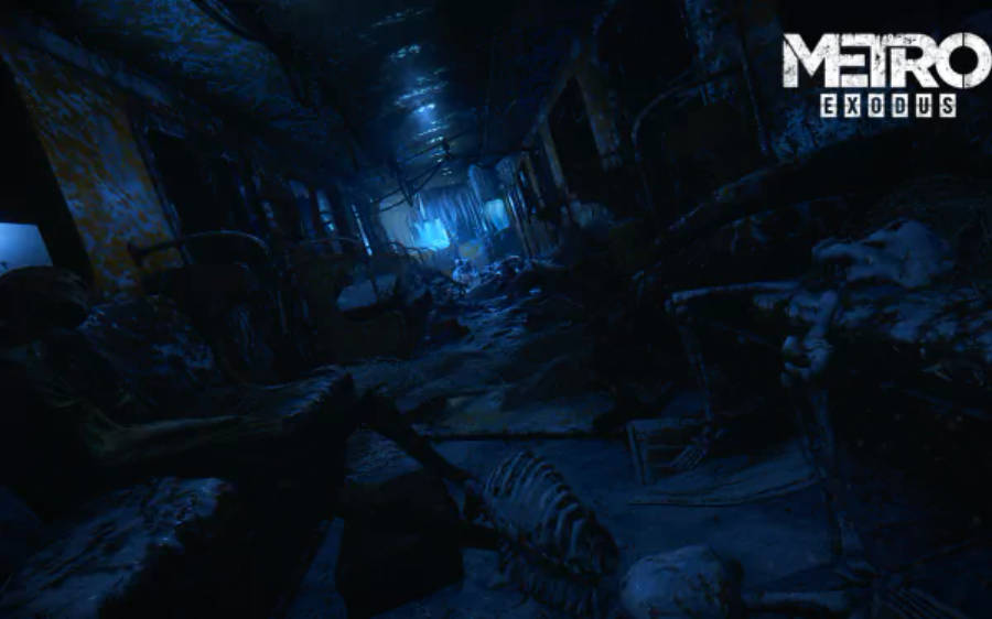 Metro Exodus Harabe Oda 3440x1440 Duvar Kağıdı