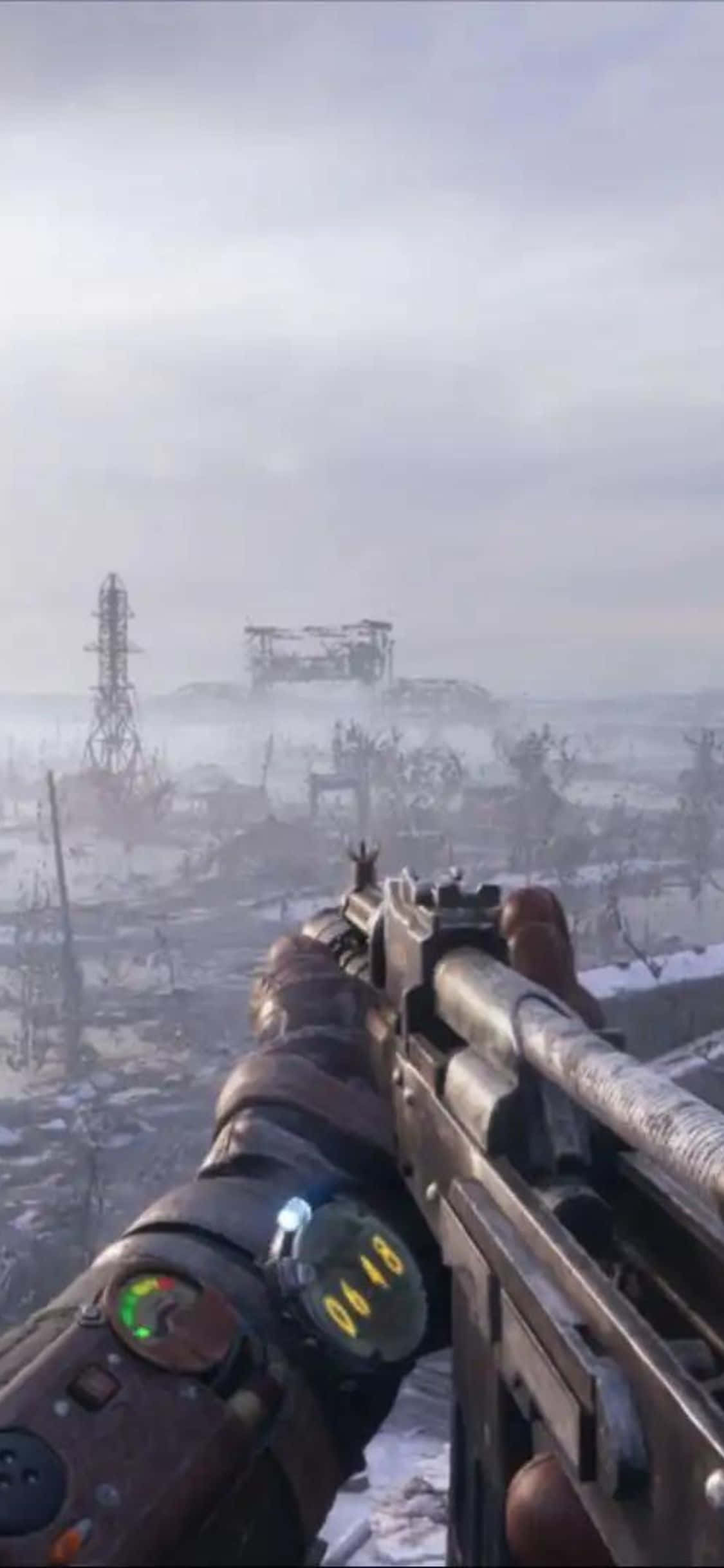 Metro Exodus ile iPhone X'inizde kıyamet sonrası bir dünyayı keşfedin. Duvar Kağıdı