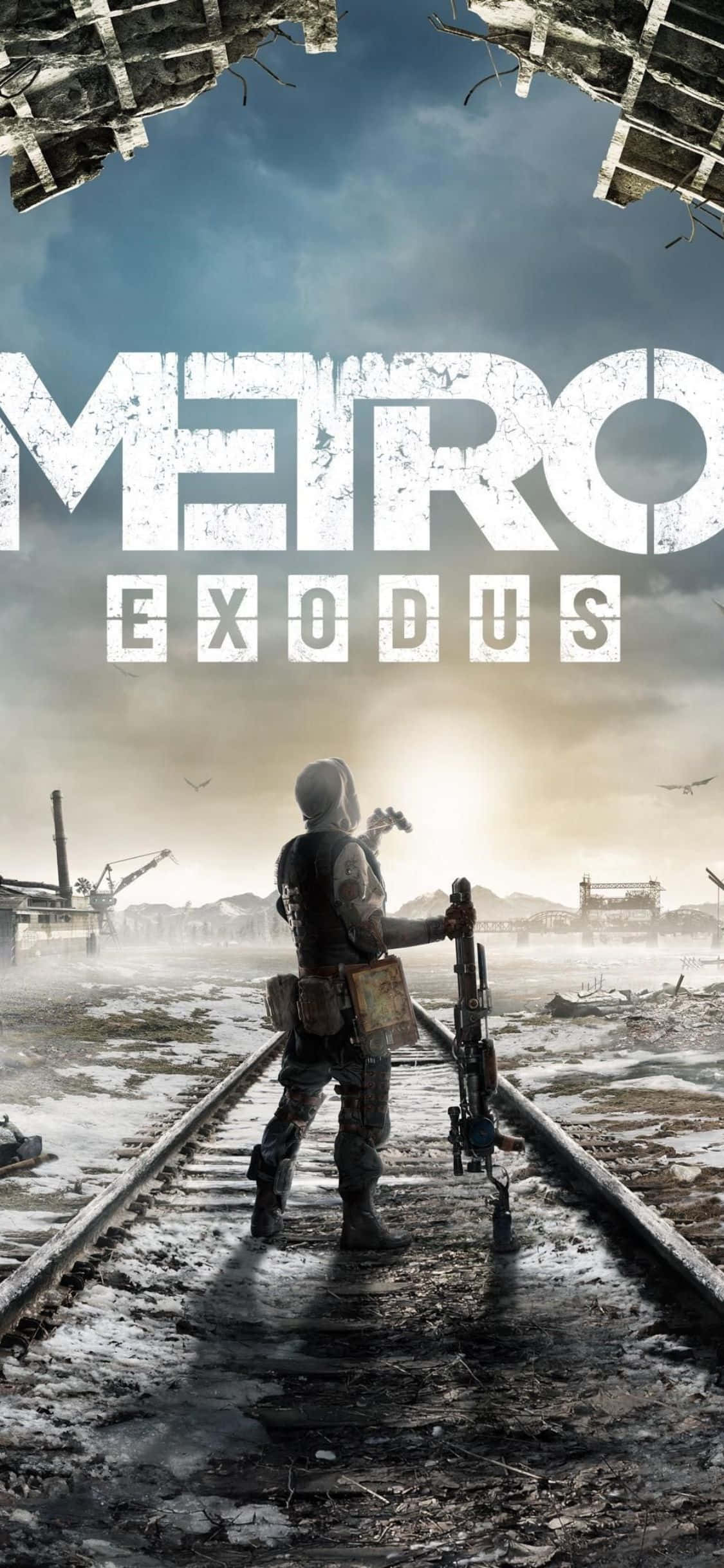 "Metro Exodus" ile iPhone X için kıyamet sonrası tehlikeleri cesurca keşfedin Duvar Kağıdı
