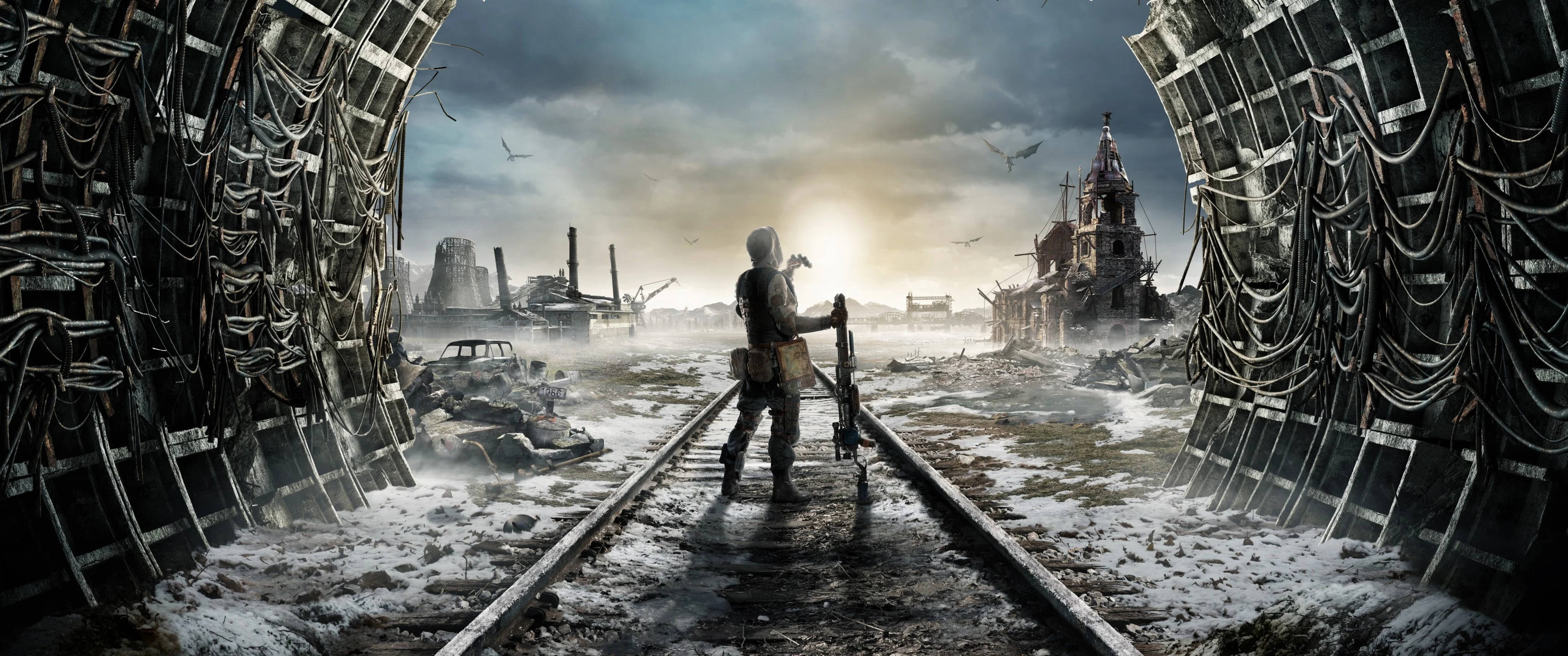 Metro Exodus Oyuncu 3440x1440 Duvar Kağıdı