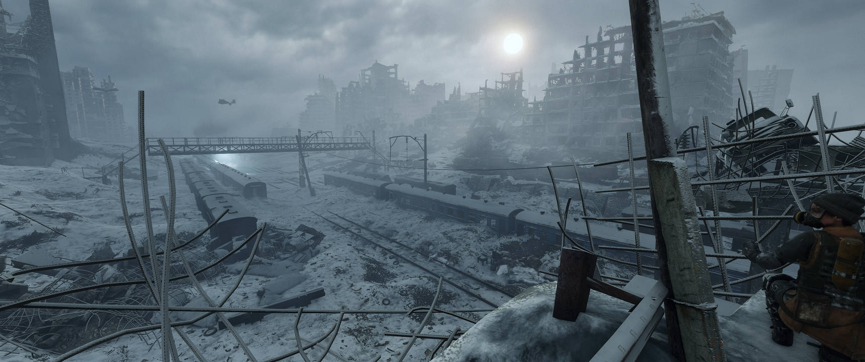 Metro Exodus Savaşın Parçaladığı Şehir 3440x1440 Duvar Kağıdı